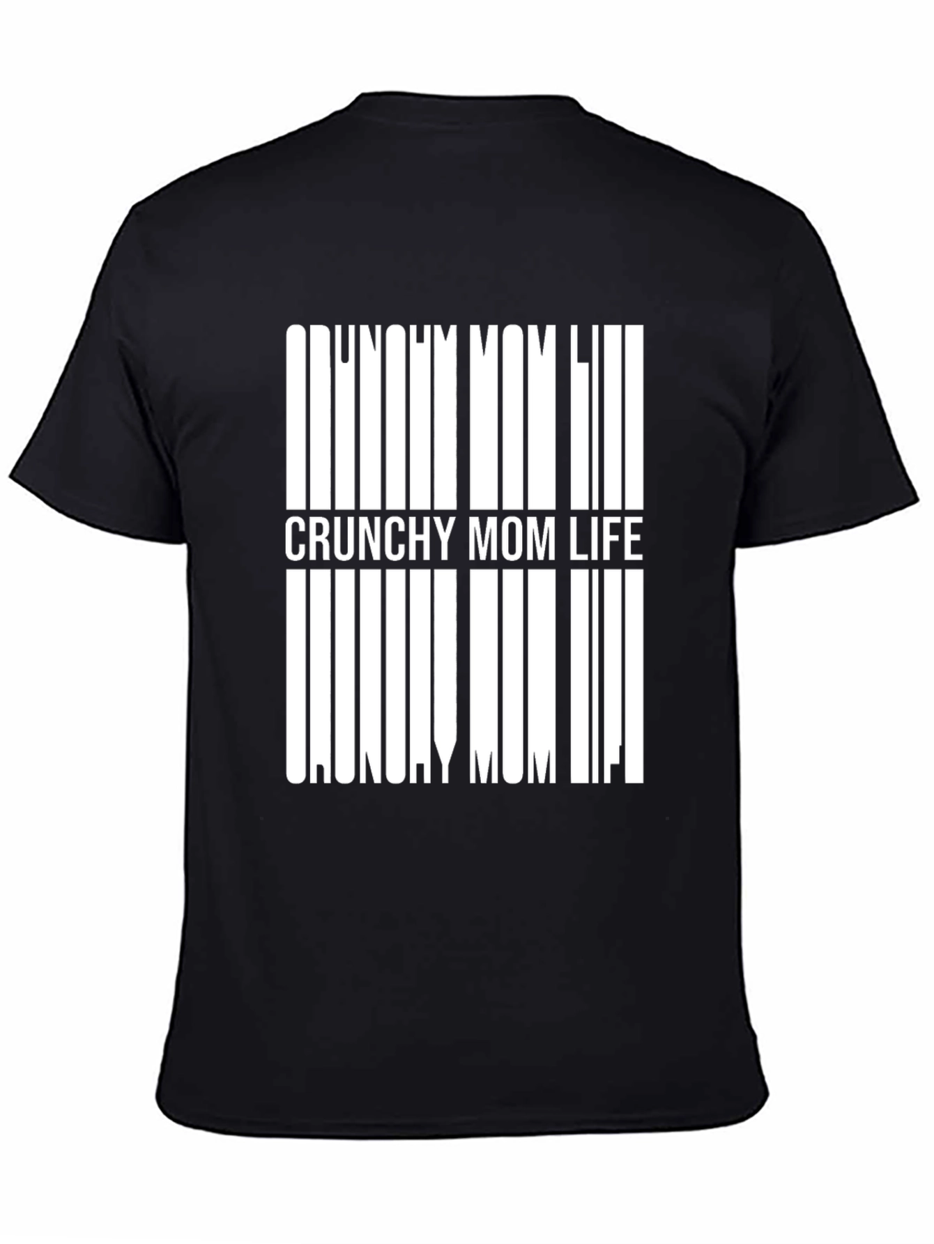 Crunchy Mom Life Black Tee