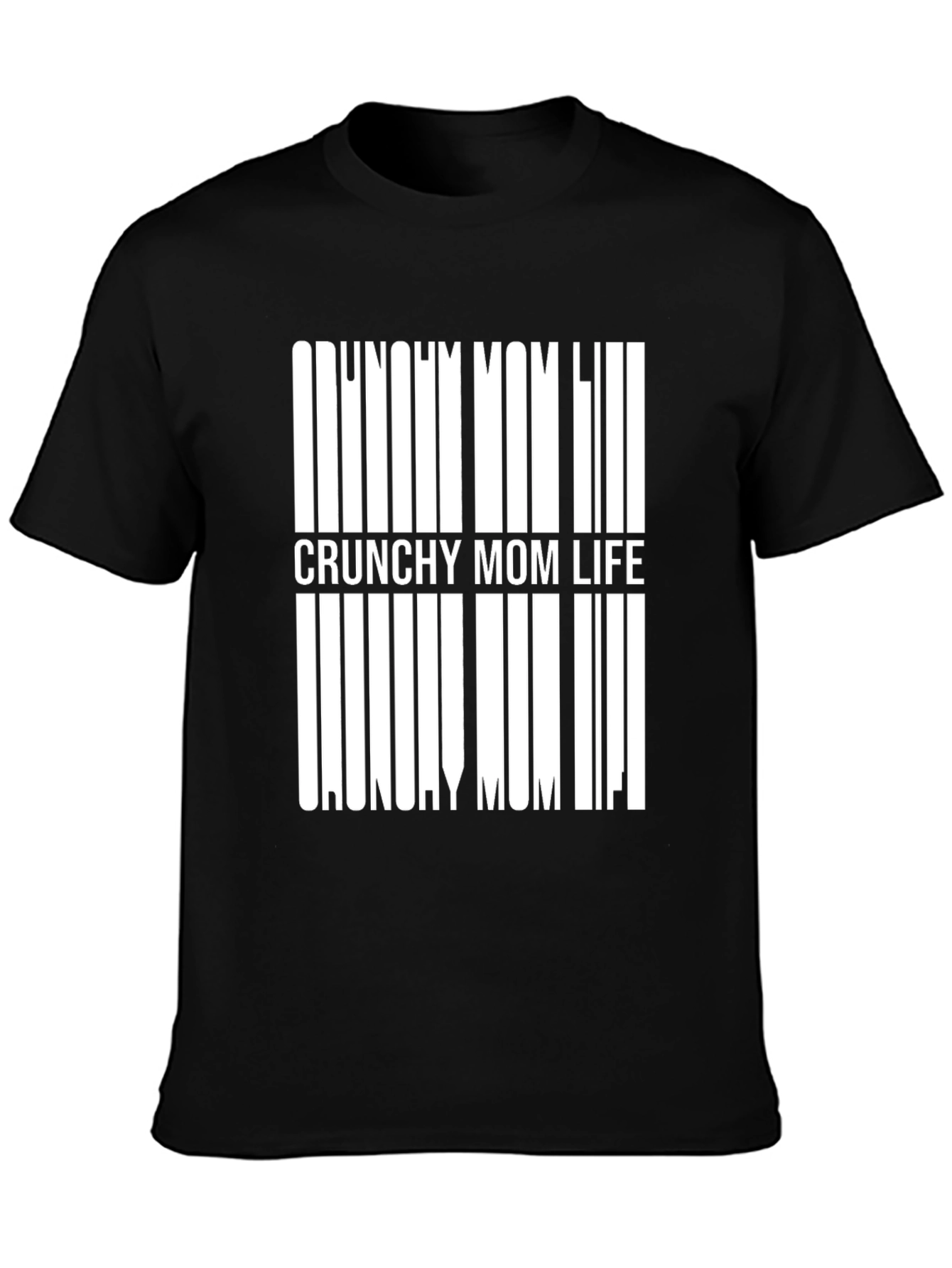 Crunchy Mom Life Black Tee