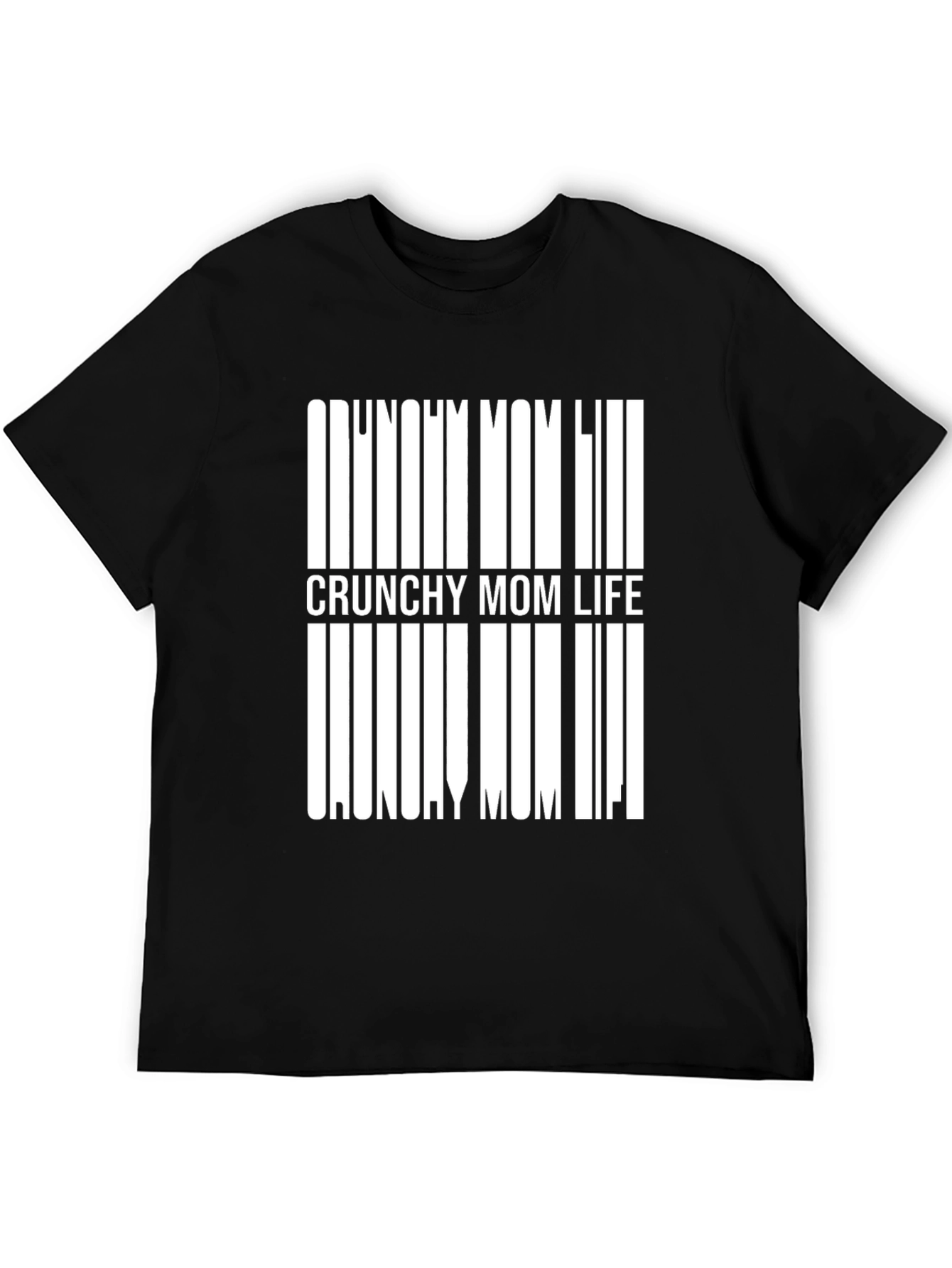Crunchy Mom Life Black Tee