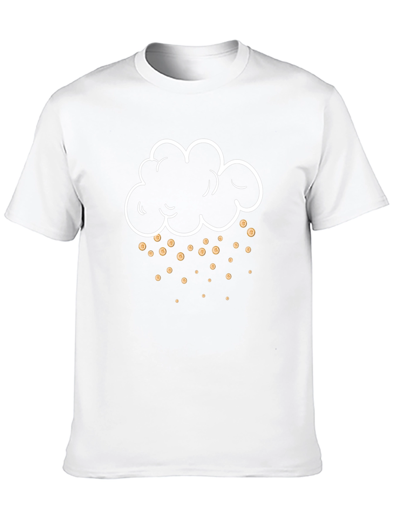 Rain of Coins Graphic Tee - Black