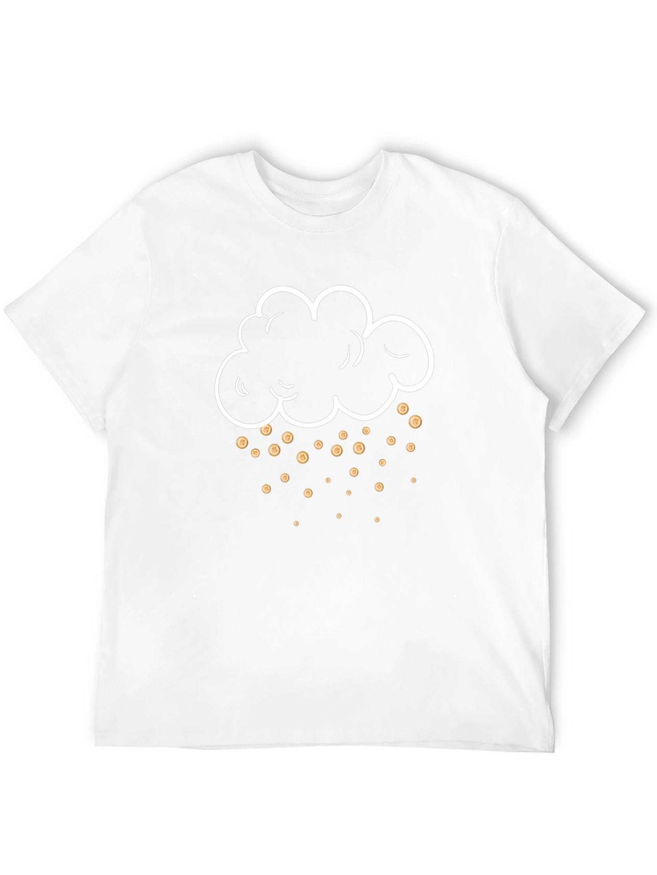 Rain of Coins Graphic Tee - Black