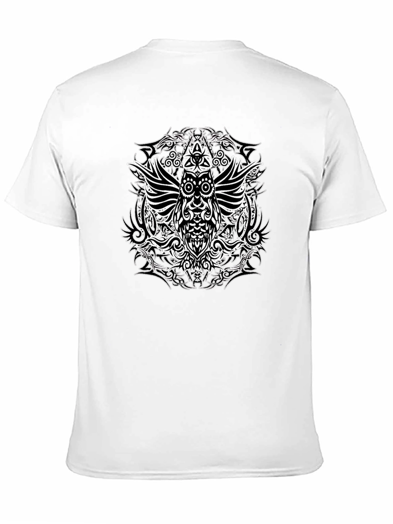 Mystic Owl Graphic Black T-Shirt