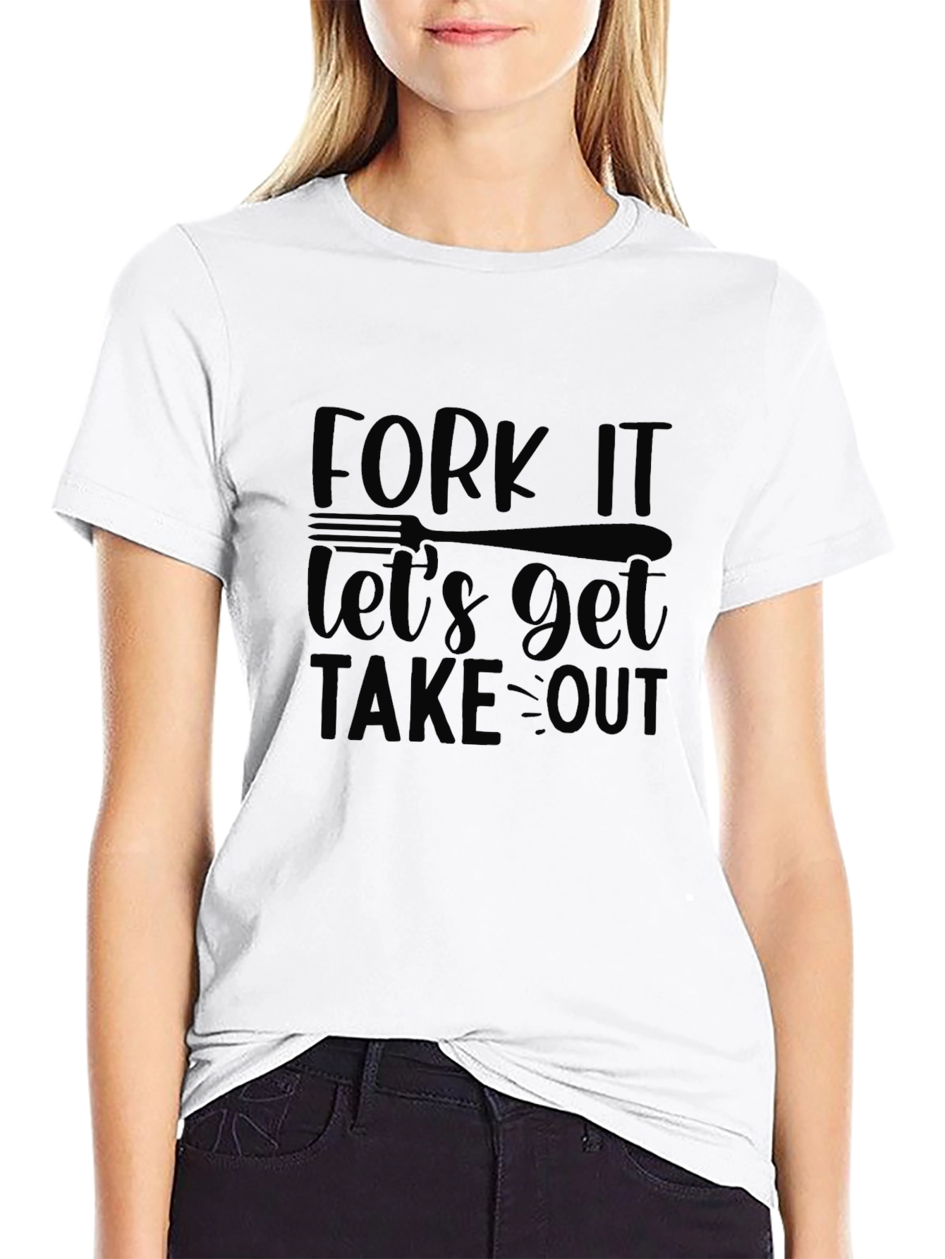 Fork It Take Out Graphic T-Shirt