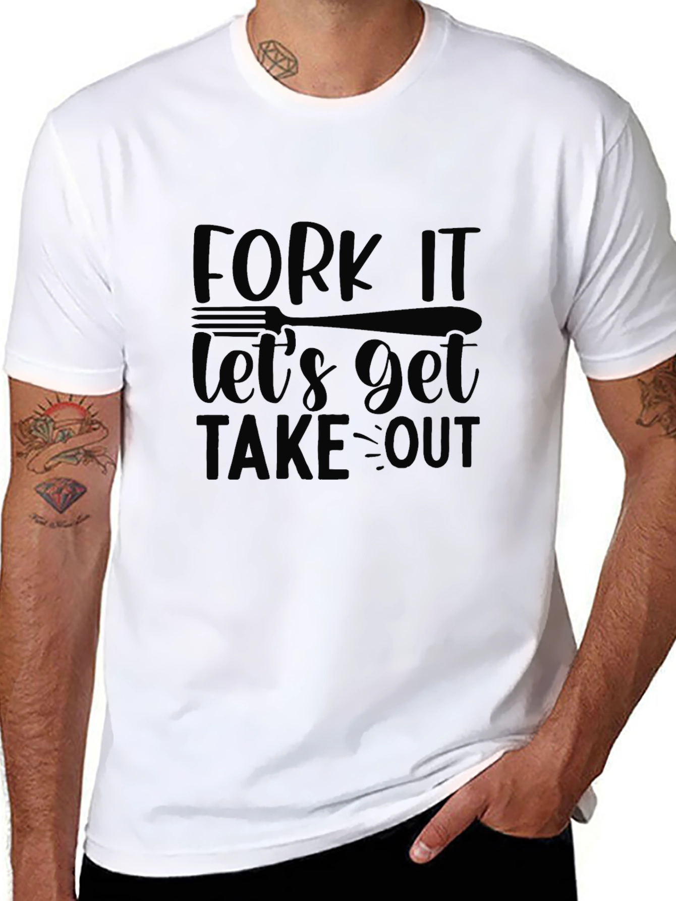 Fork It Take Out Graphic T-Shirt
