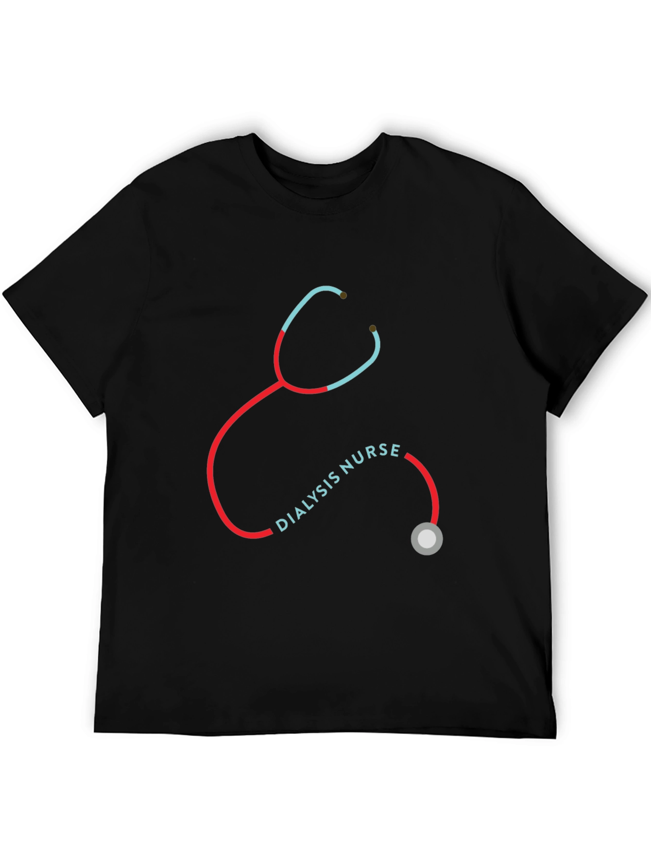 Dialysis Nurse Stethoscope Graphic Tee