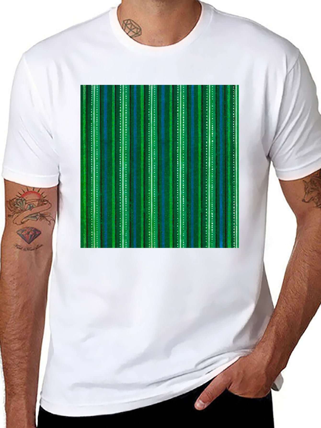 Striped Pattern T-Shirt