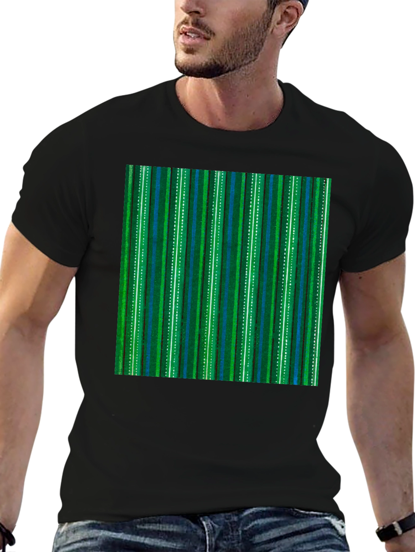 Striped Pattern T-Shirt