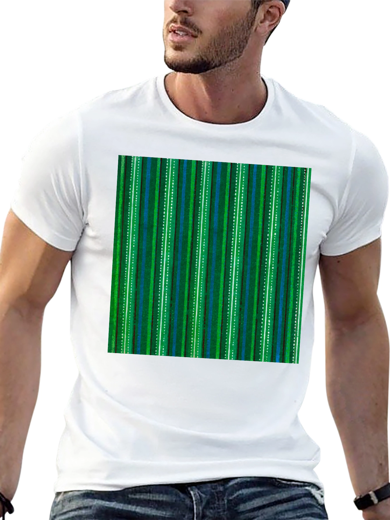Striped Pattern T-Shirt