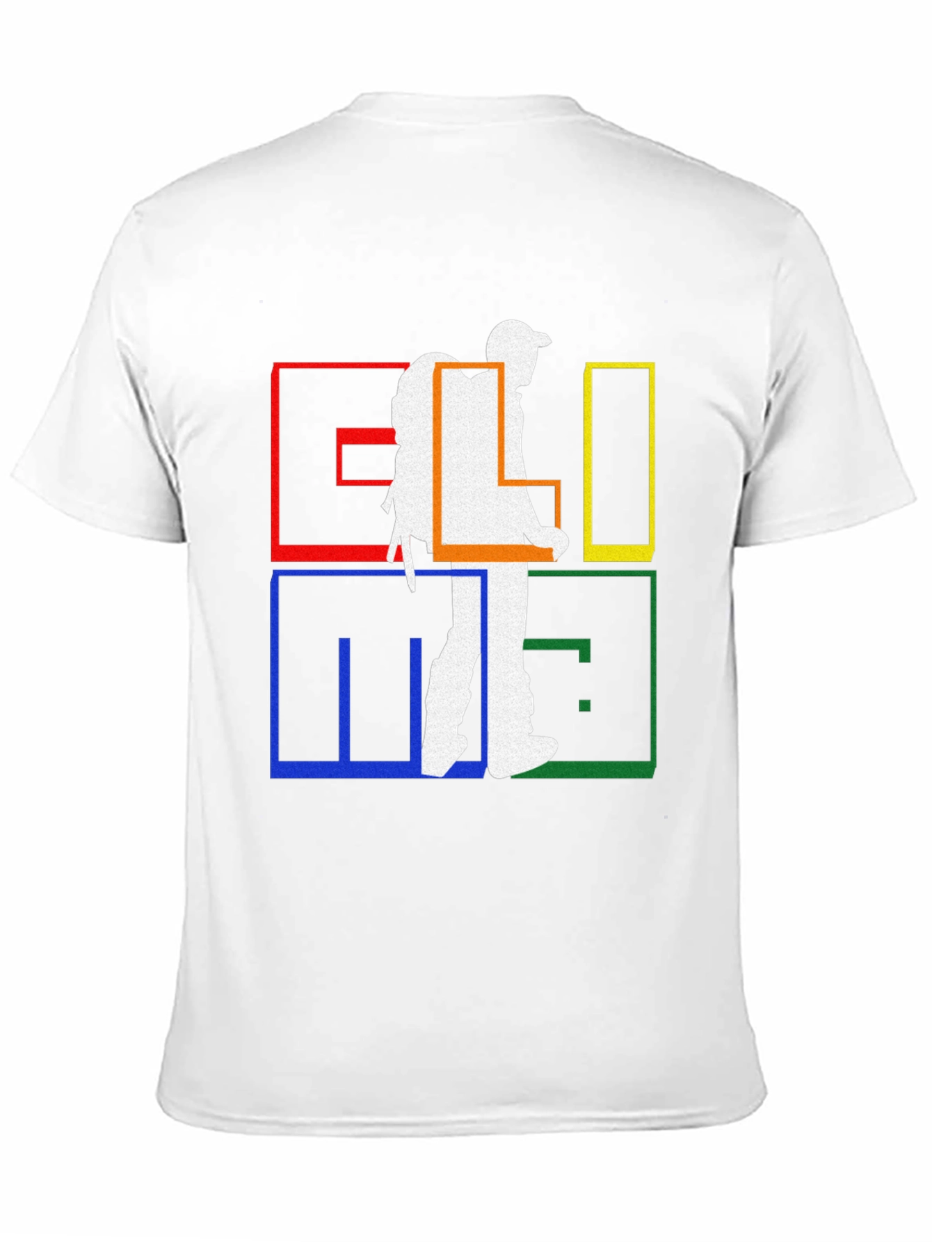 Geometric Hiker Graphic Tee - Stylish Adventure Shirt