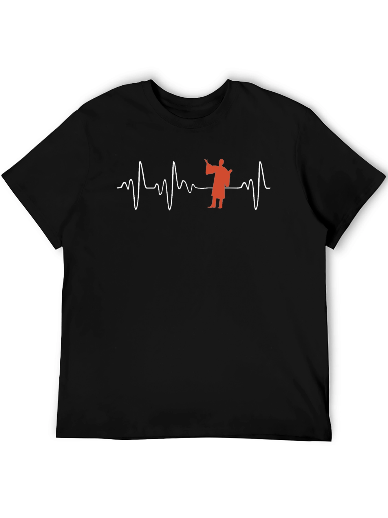 Doctor Heartbeat T-Shirt - Black Novelty Apparel