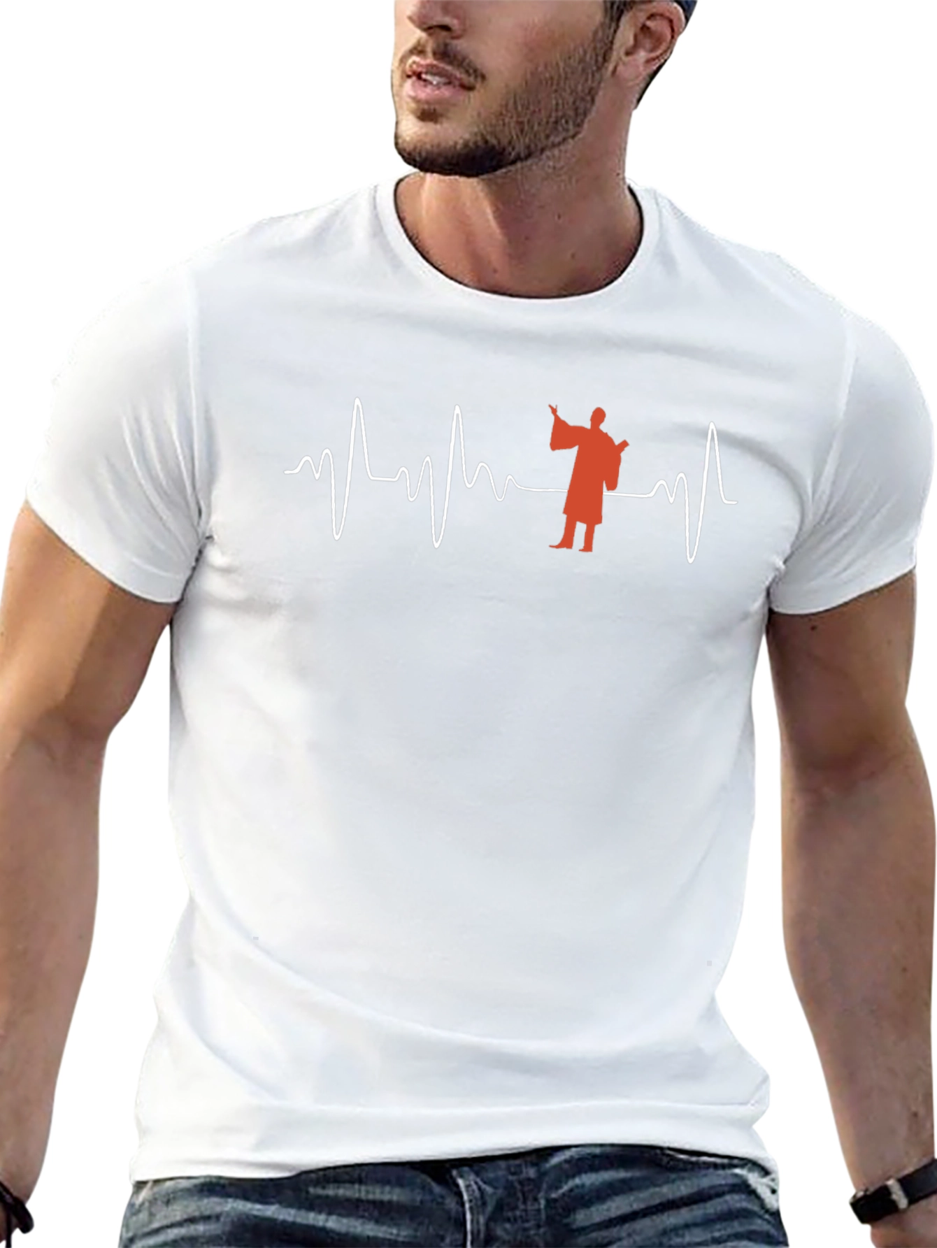 Doctor Heartbeat T-Shirt - Black Novelty Apparel