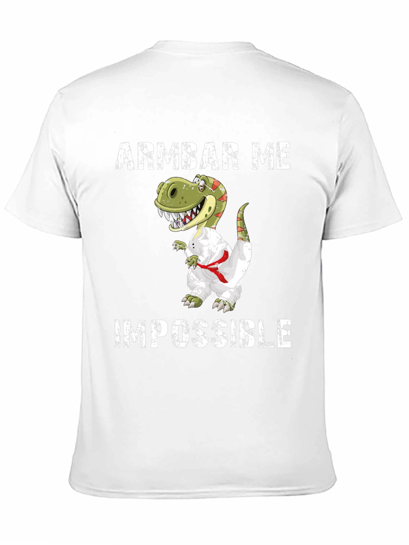 Armbar Me Impossible T-Shirt Funny Dinosaur Jiu Jitsu