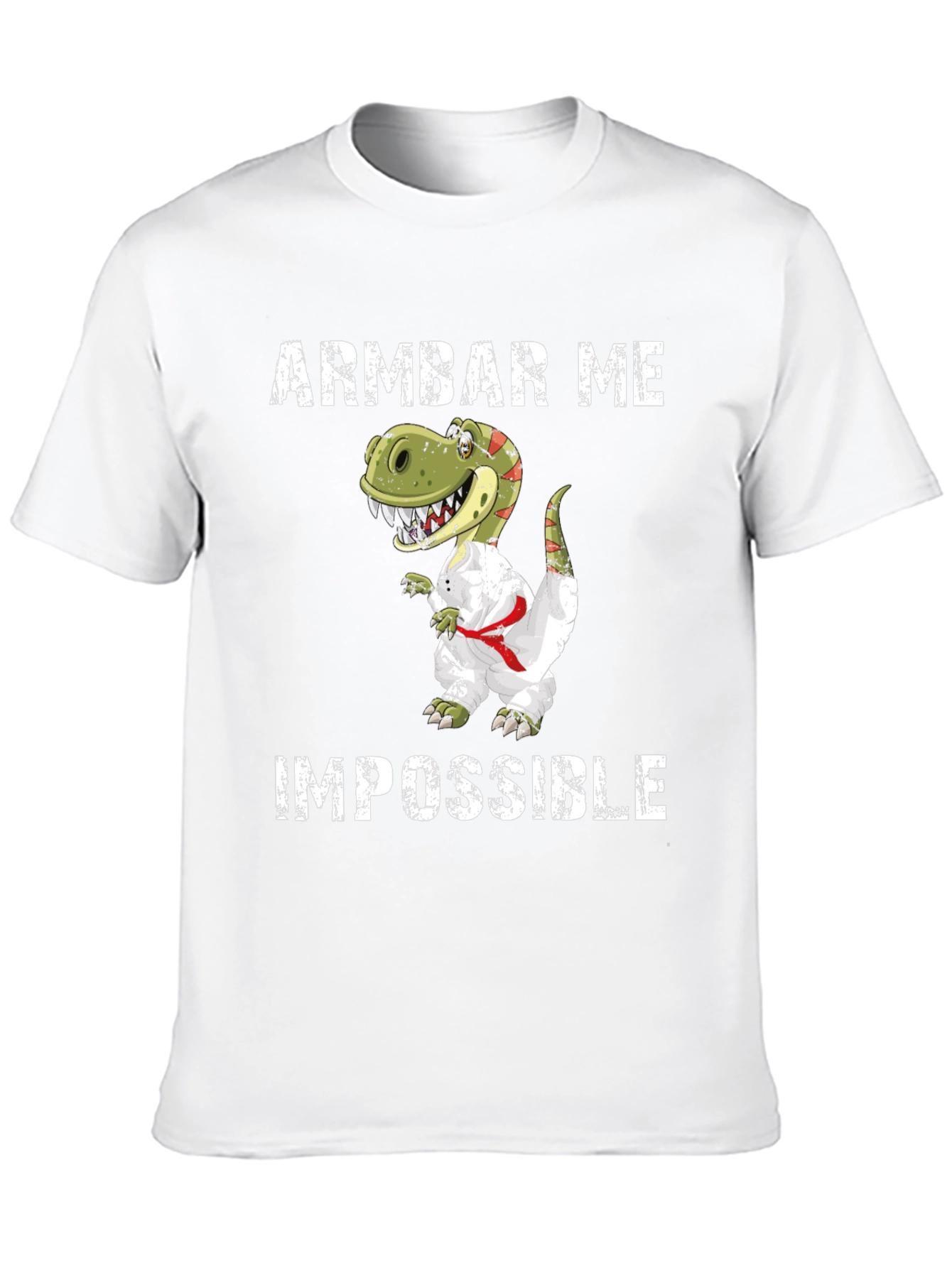 Armbar Me Impossible T-Shirt Funny Dinosaur Jiu Jitsu