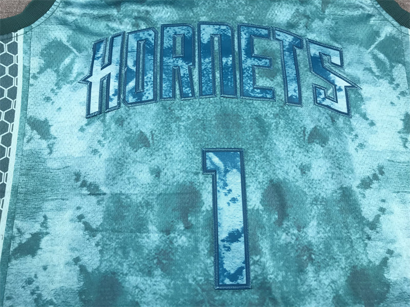 Men's Charlotte Hornets LaMelo Ball #1 Teal Select Series Swingman Jerseys
