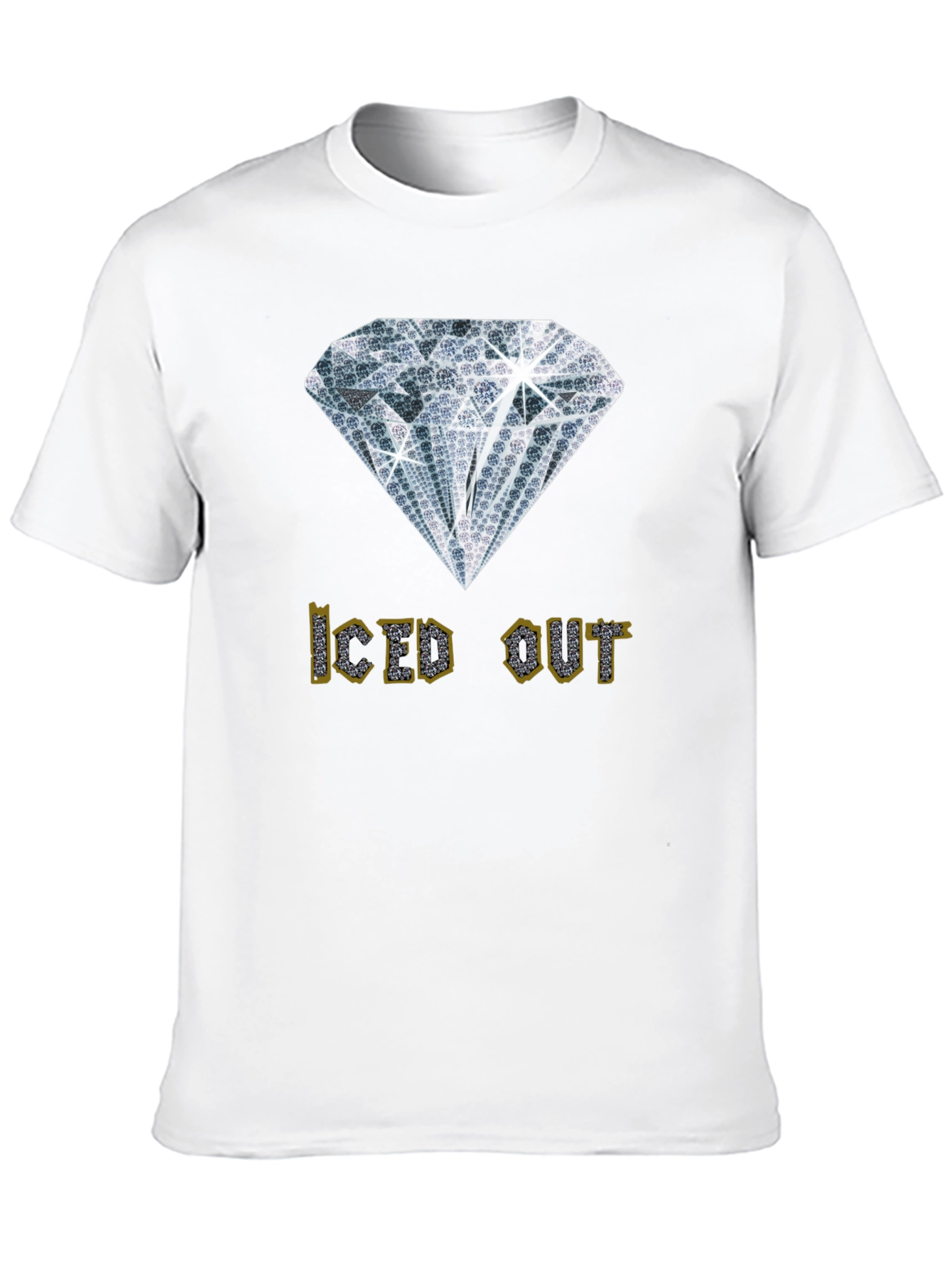 Iced Out Graphic Tee - Diamond Design