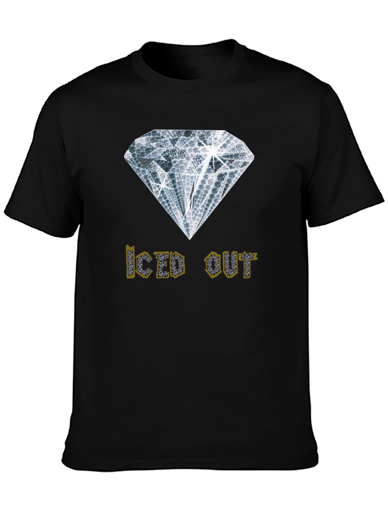 Iced Out Graphic Tee - Diamond Design