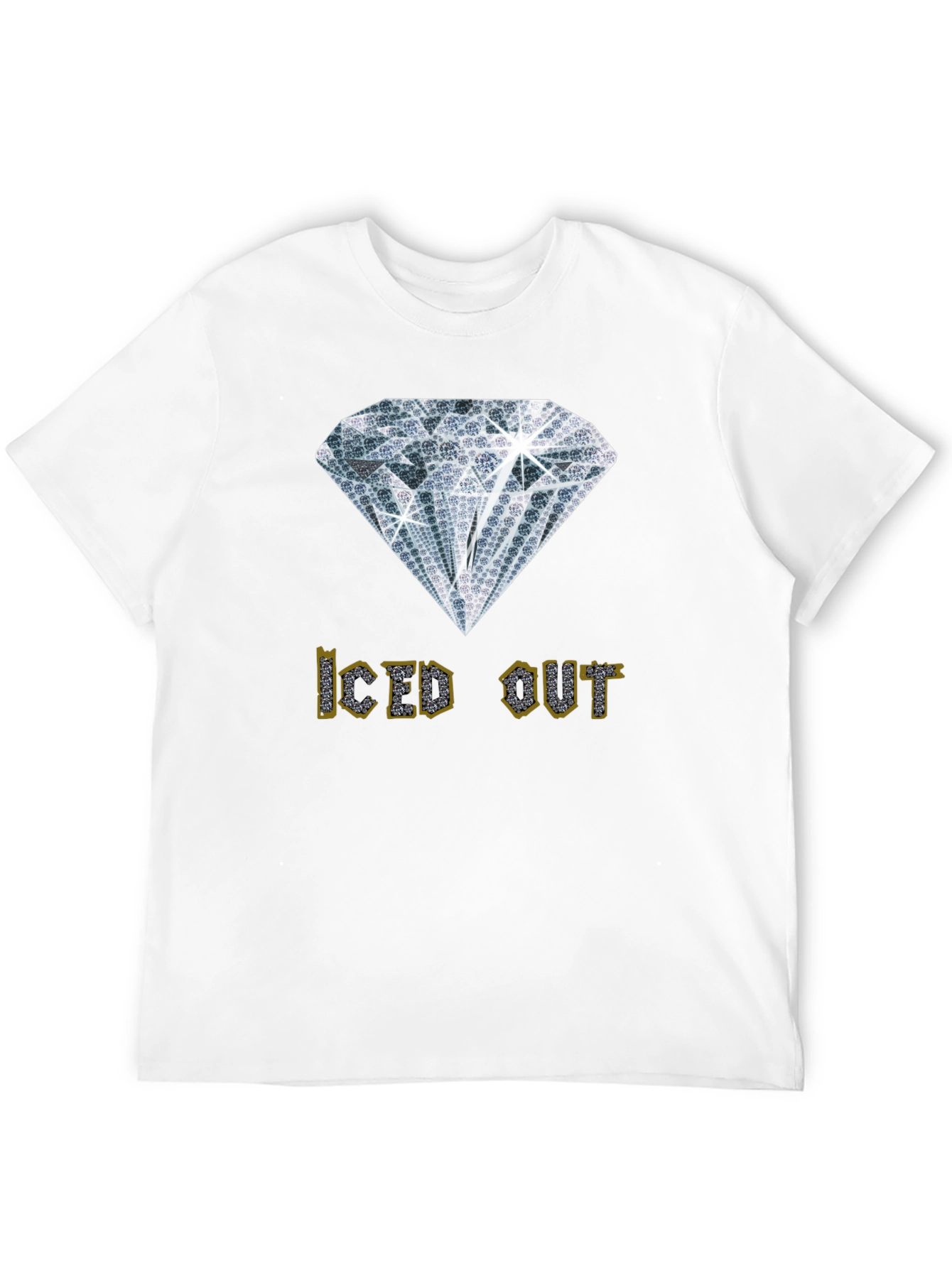 Iced Out Graphic Tee - Diamond Design