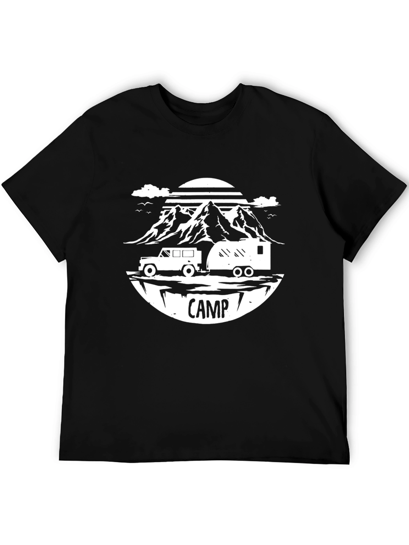 Camp Ready T-Shirt: Mountains RV & Adventure