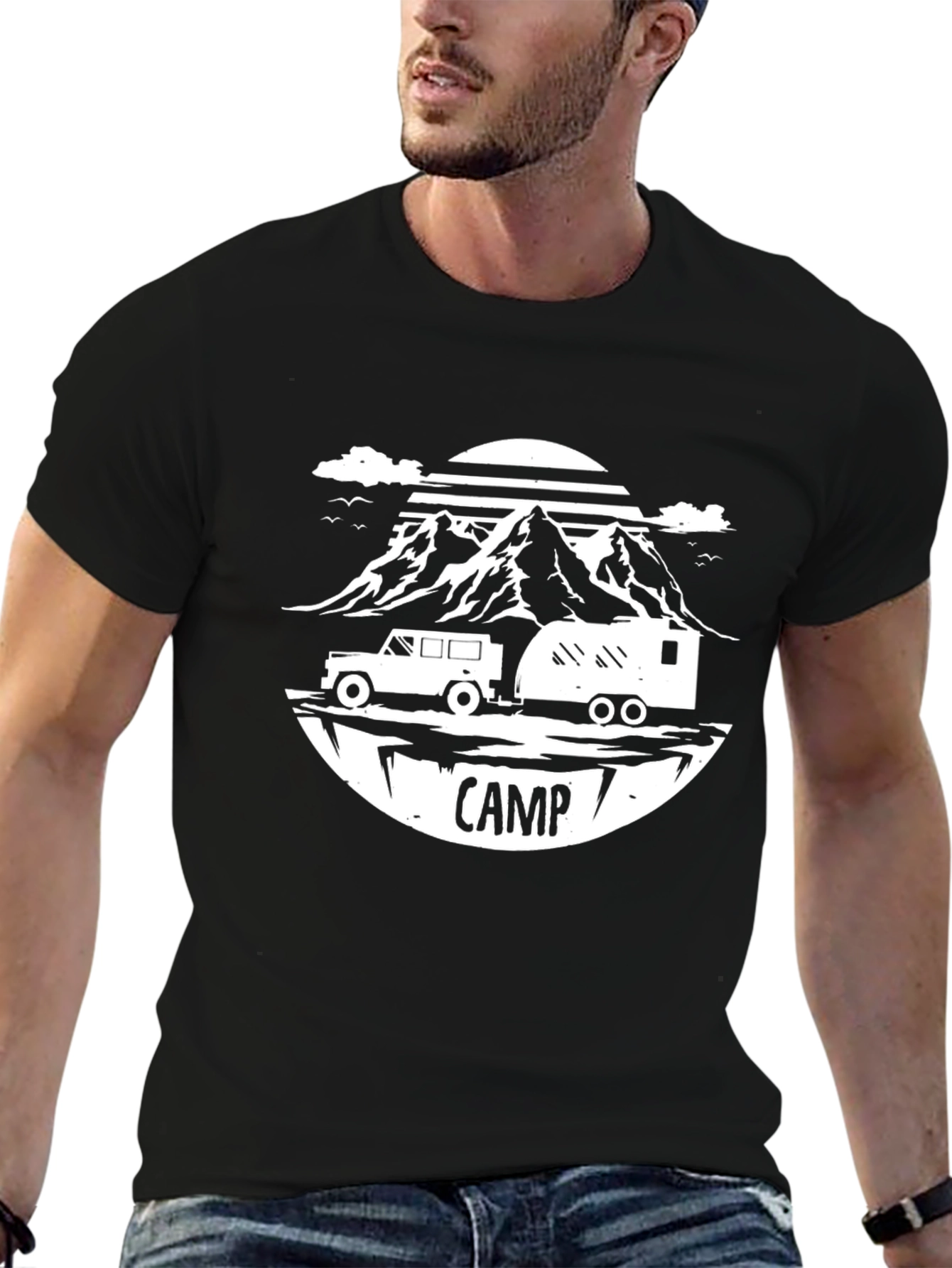 Camp Ready T-Shirt: Mountains RV & Adventure