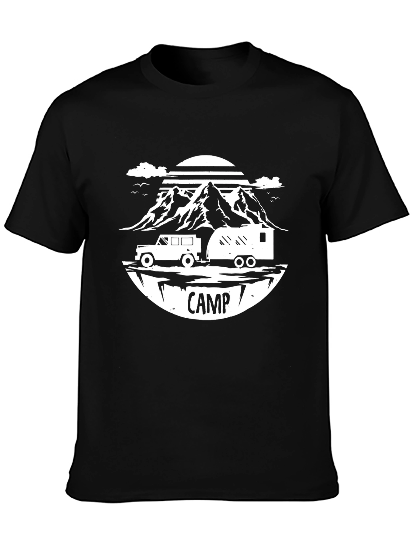 Camp Ready T-Shirt: Mountains RV & Adventure