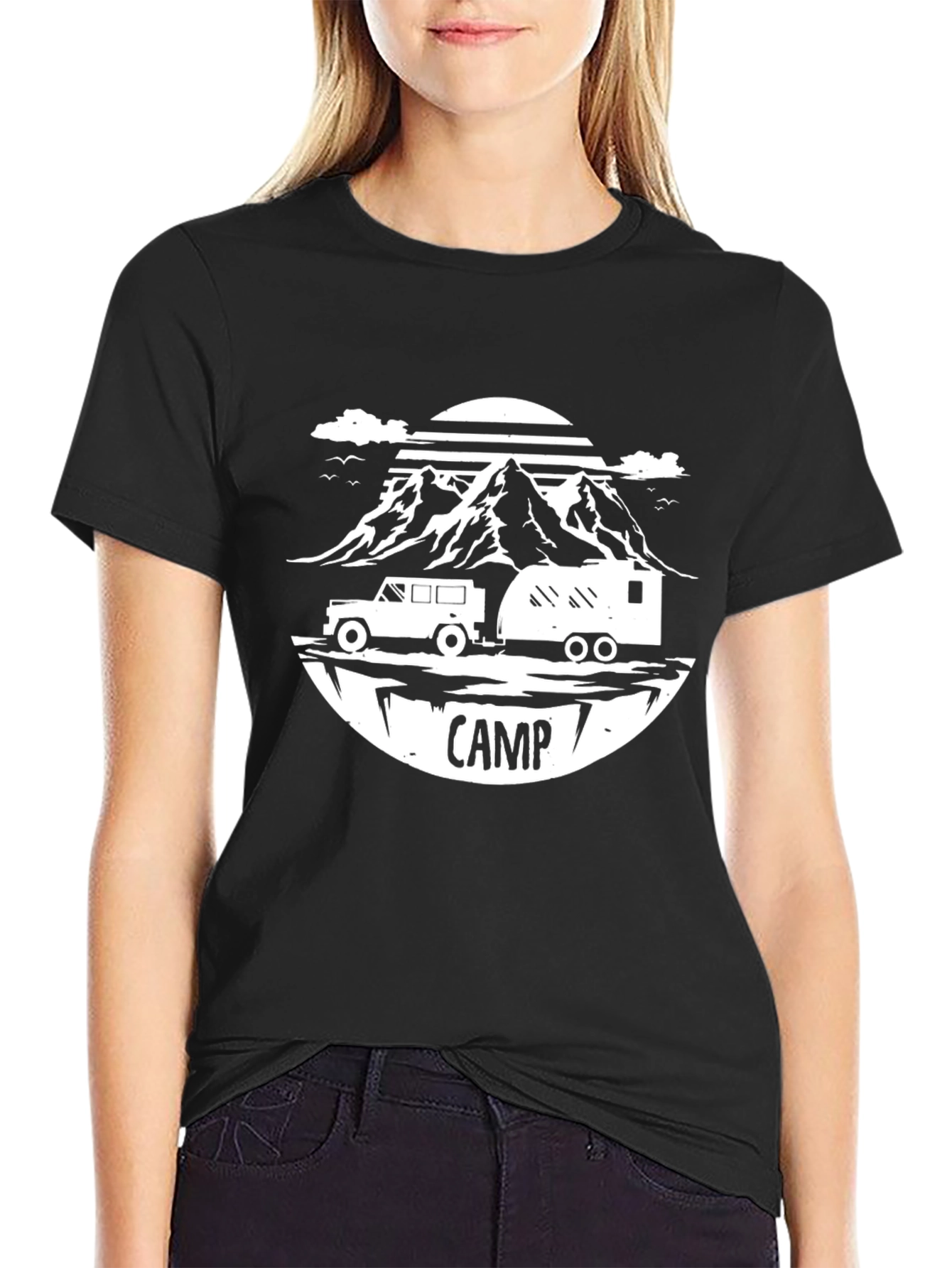 Camp Ready T-Shirt: Mountains RV & Adventure