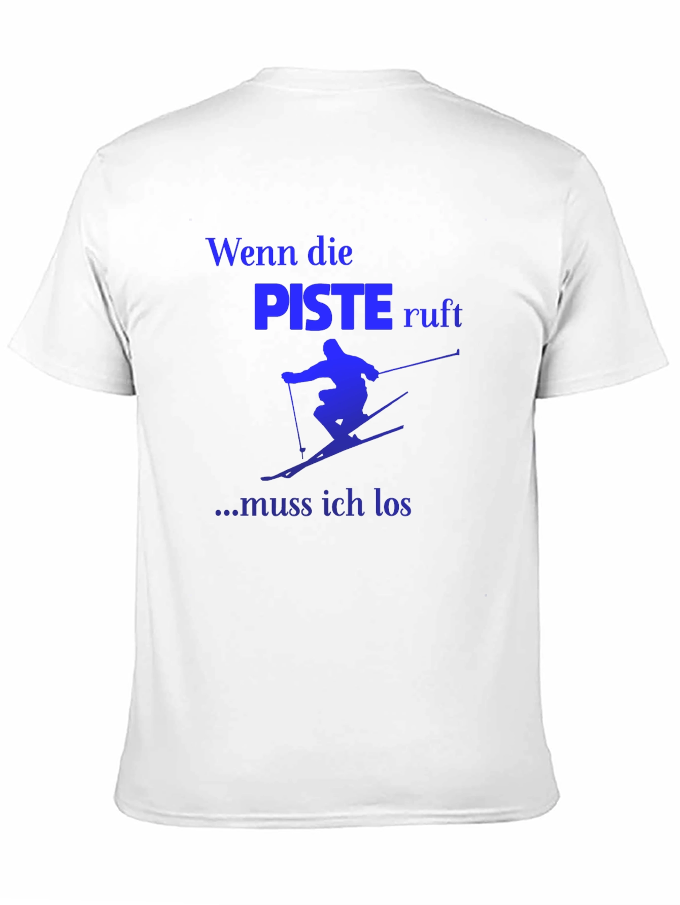 Skiing T-Shirt - Wenn die Piste ruft