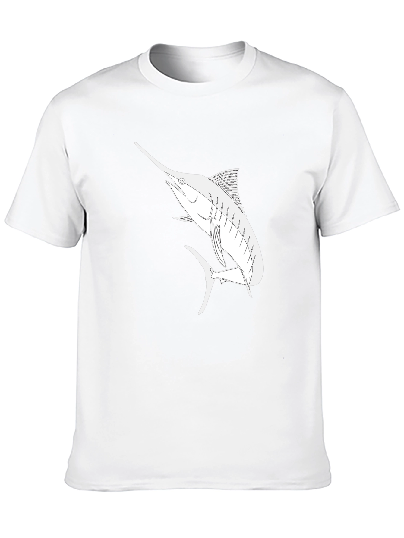 Marlin Graphic T-Shirt - Black Casual Style