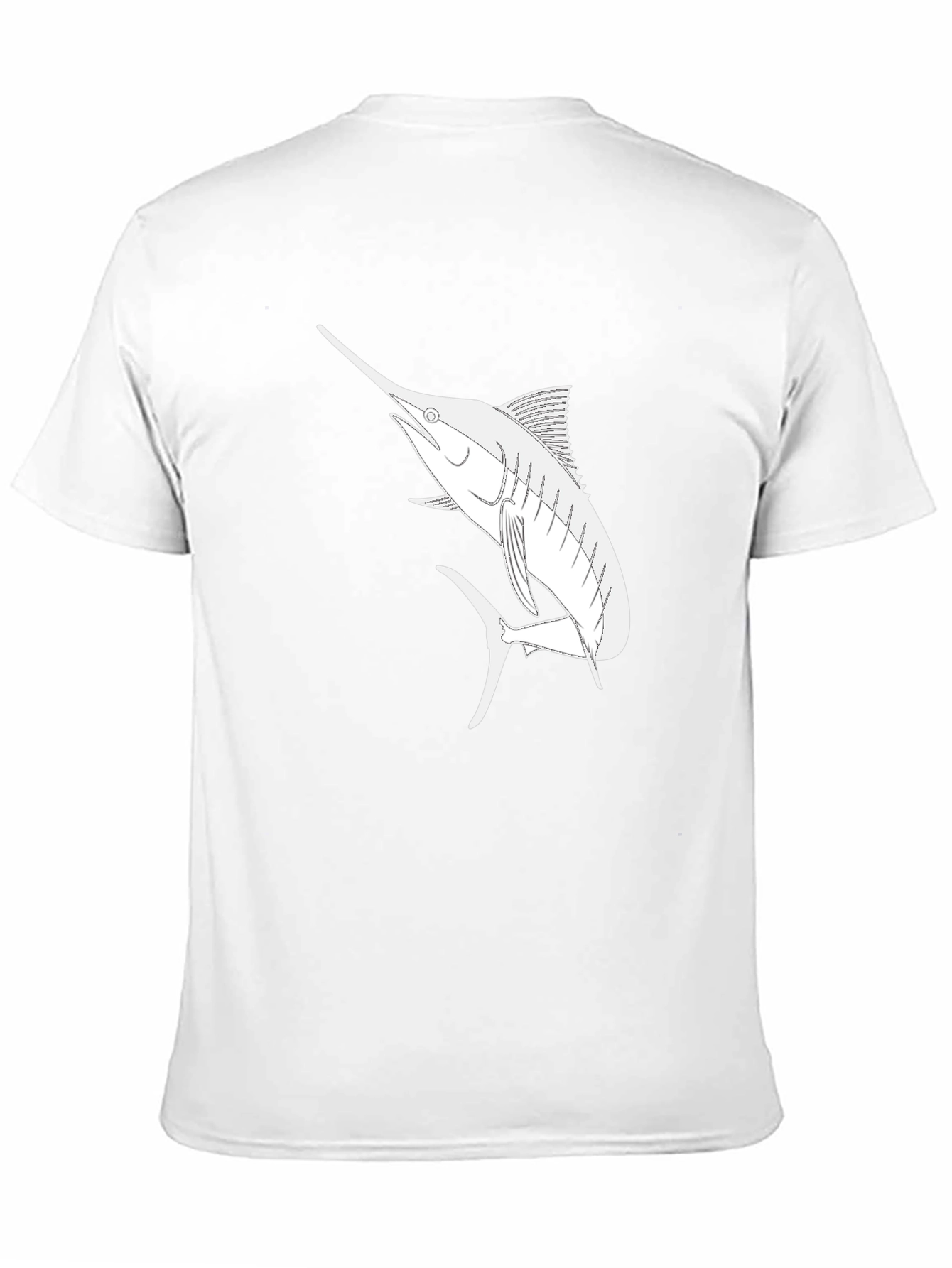 Marlin Graphic T-Shirt - Black Casual Style