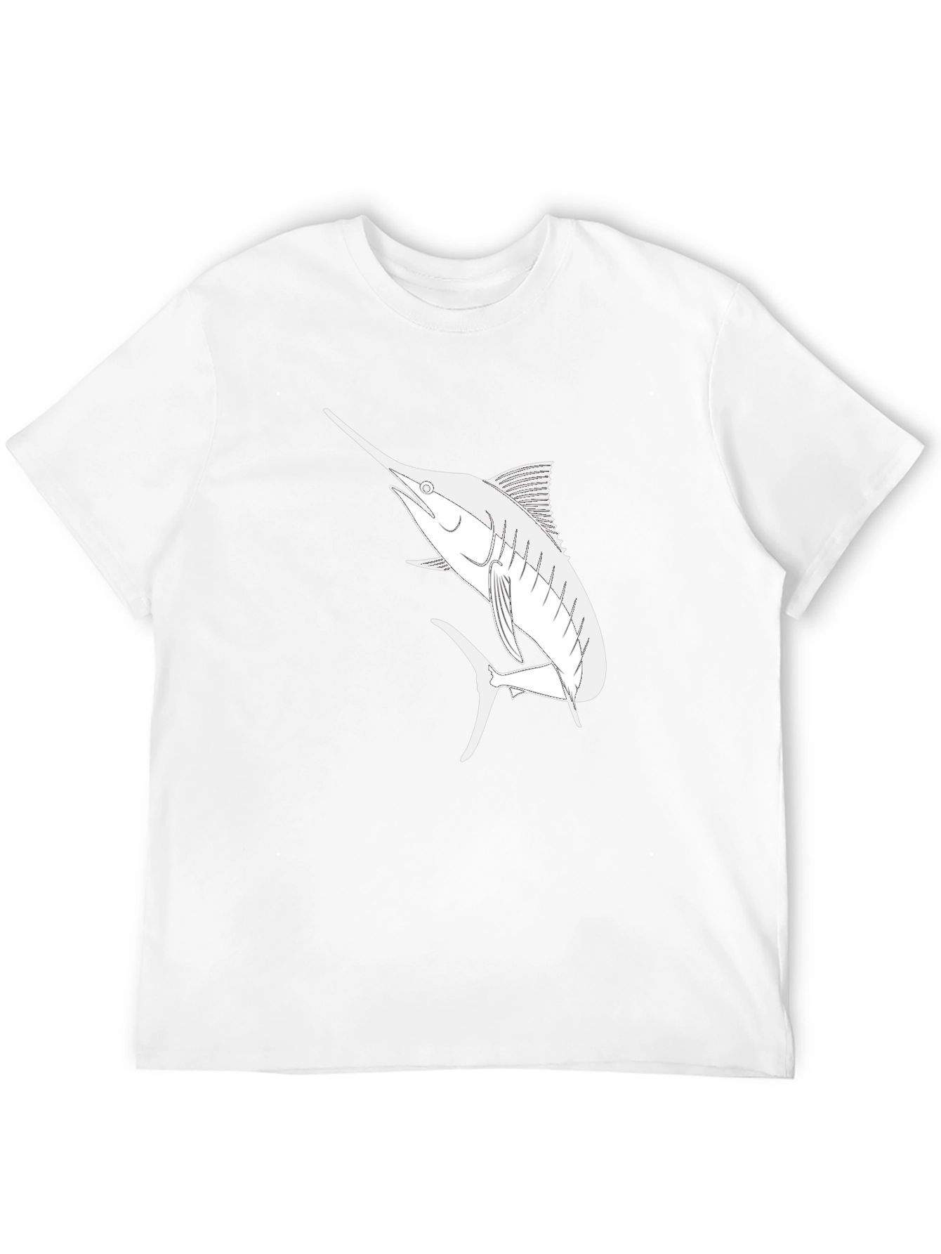 Marlin Graphic T-Shirt - Black Casual Style