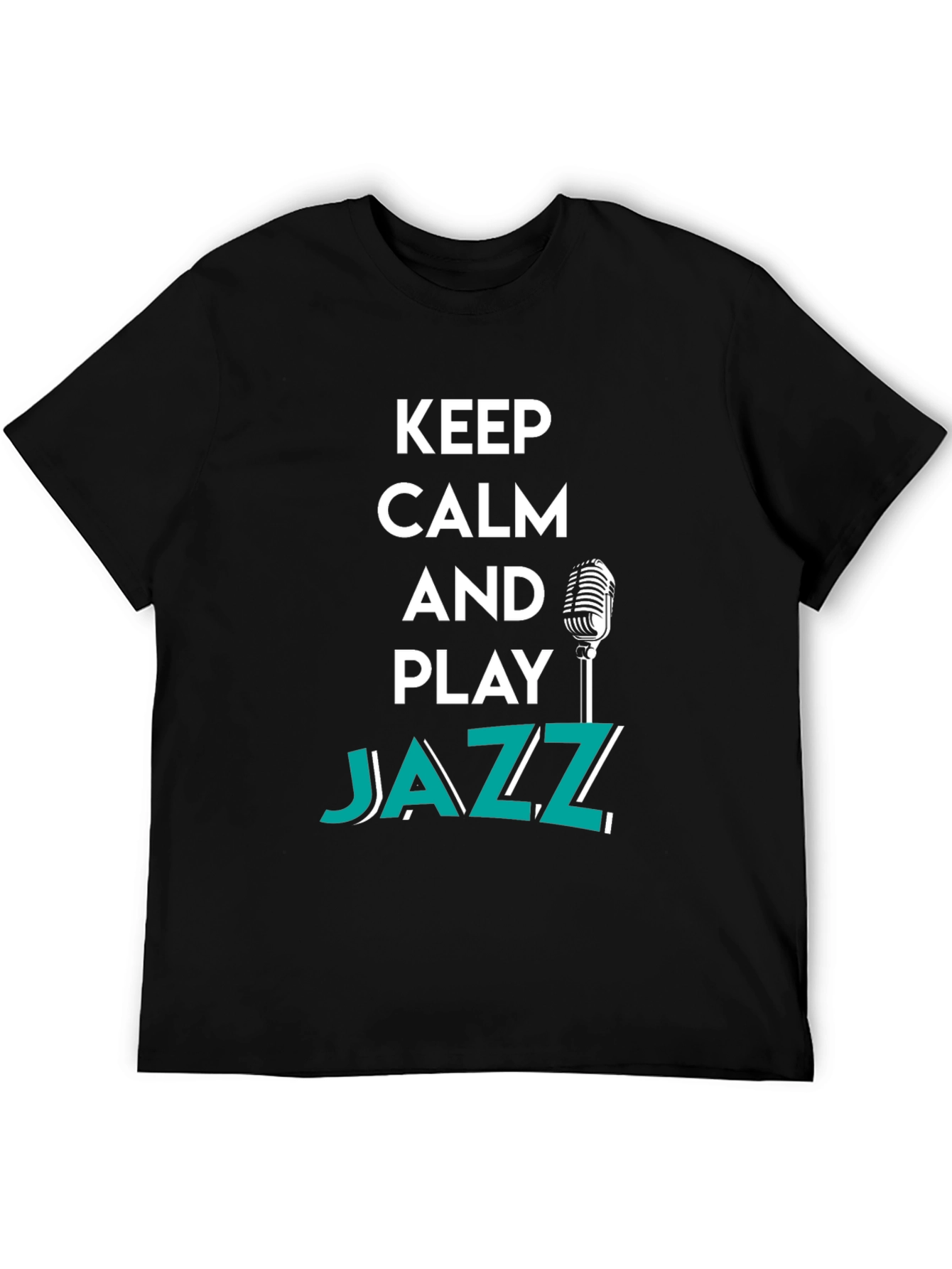 Keep Calm and Play Jazz Graphic Tee