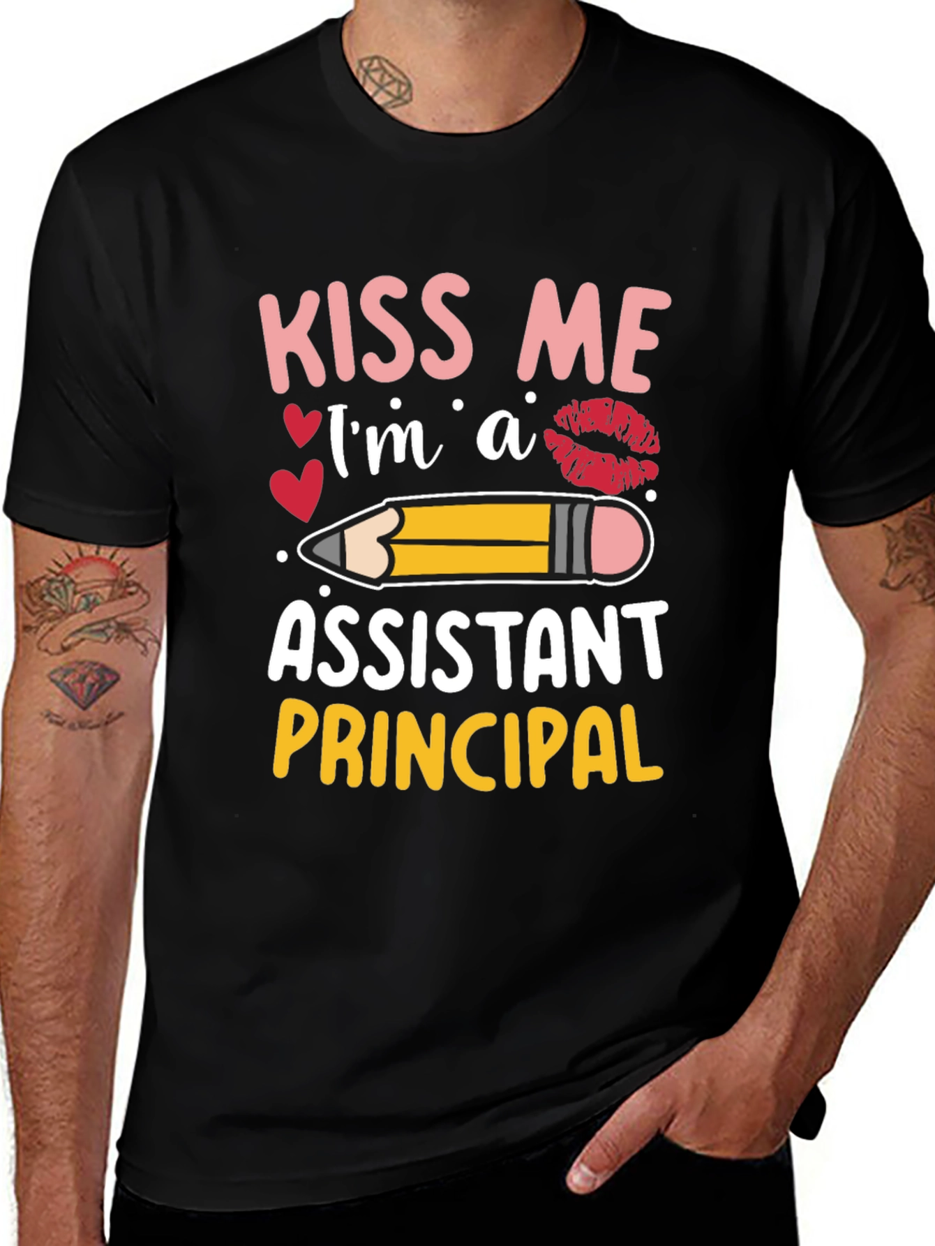 Kiss Me Assistant Principal Graphic Tee
