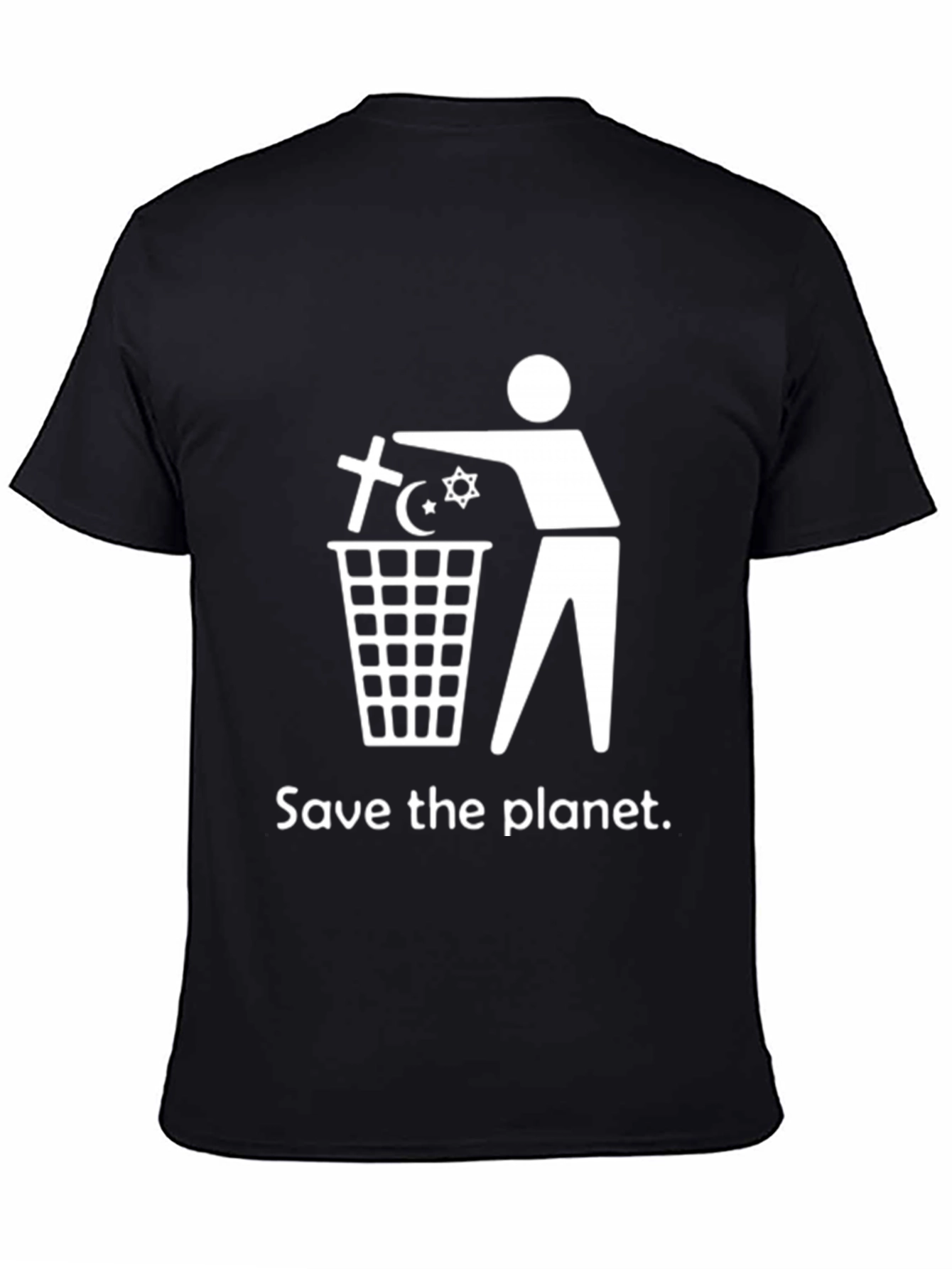 Save the Planet Anti-Religion T-Shirt