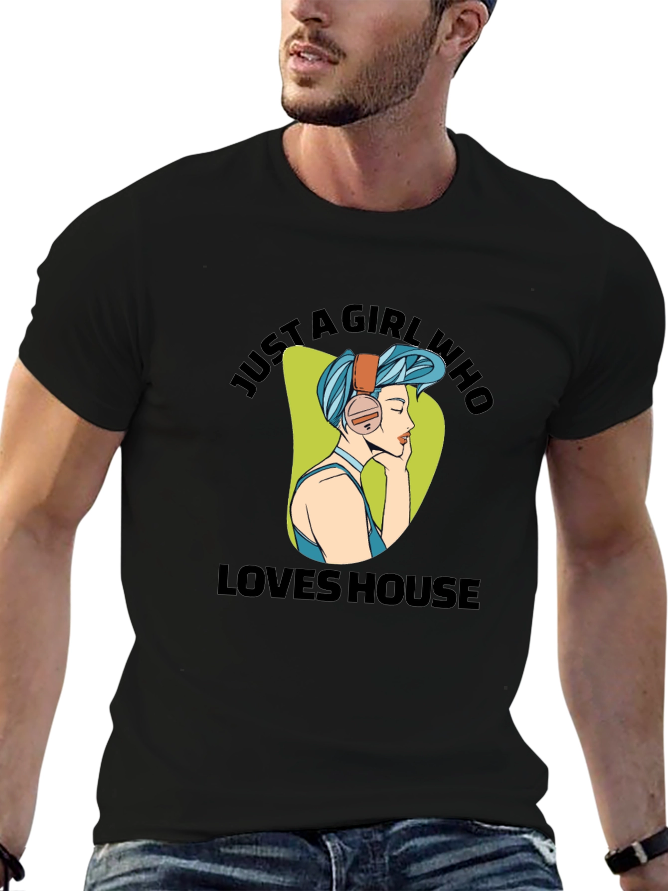 Just A Girl Who Loves House Music T-Shirt