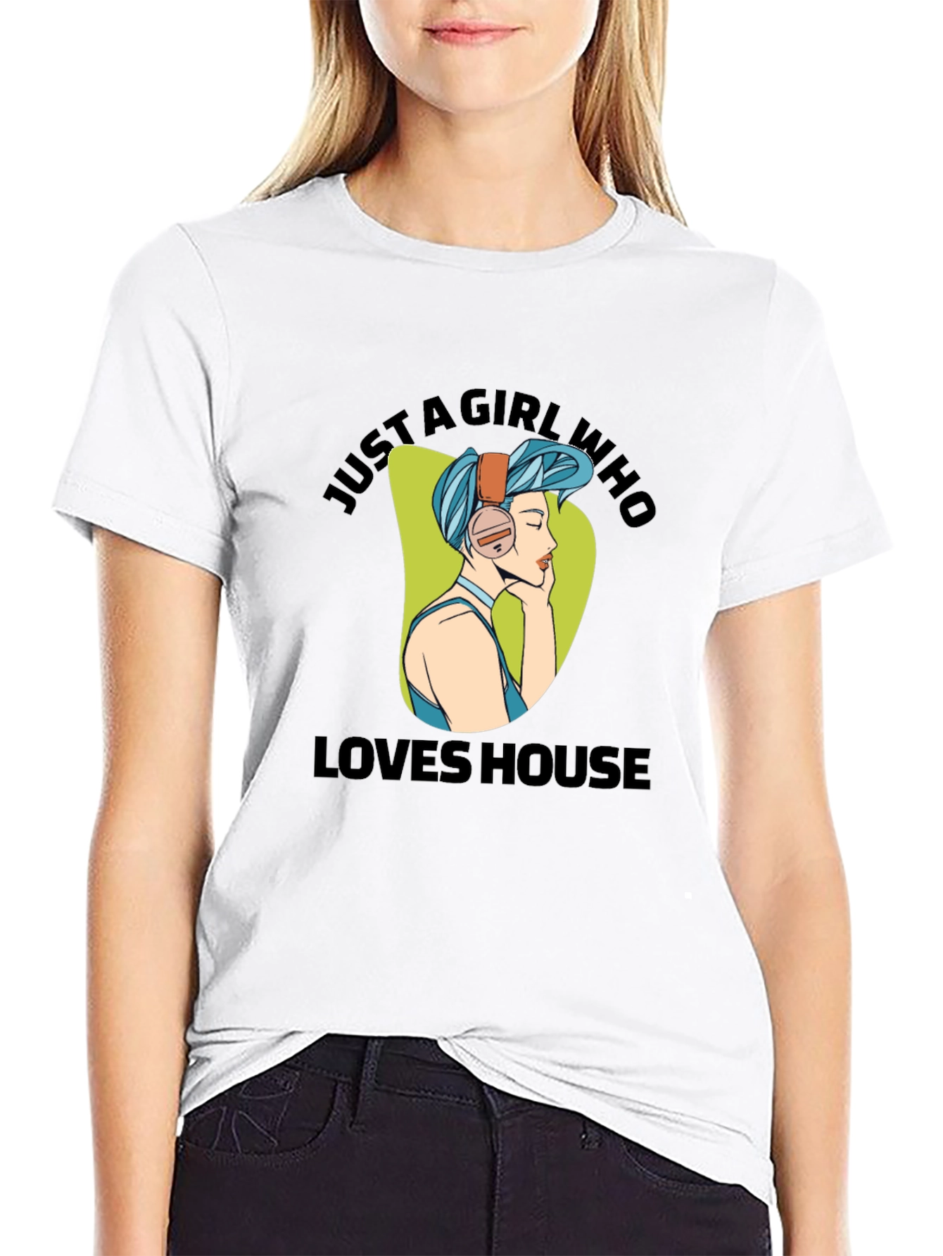 Just A Girl Who Loves House Music T-Shirt