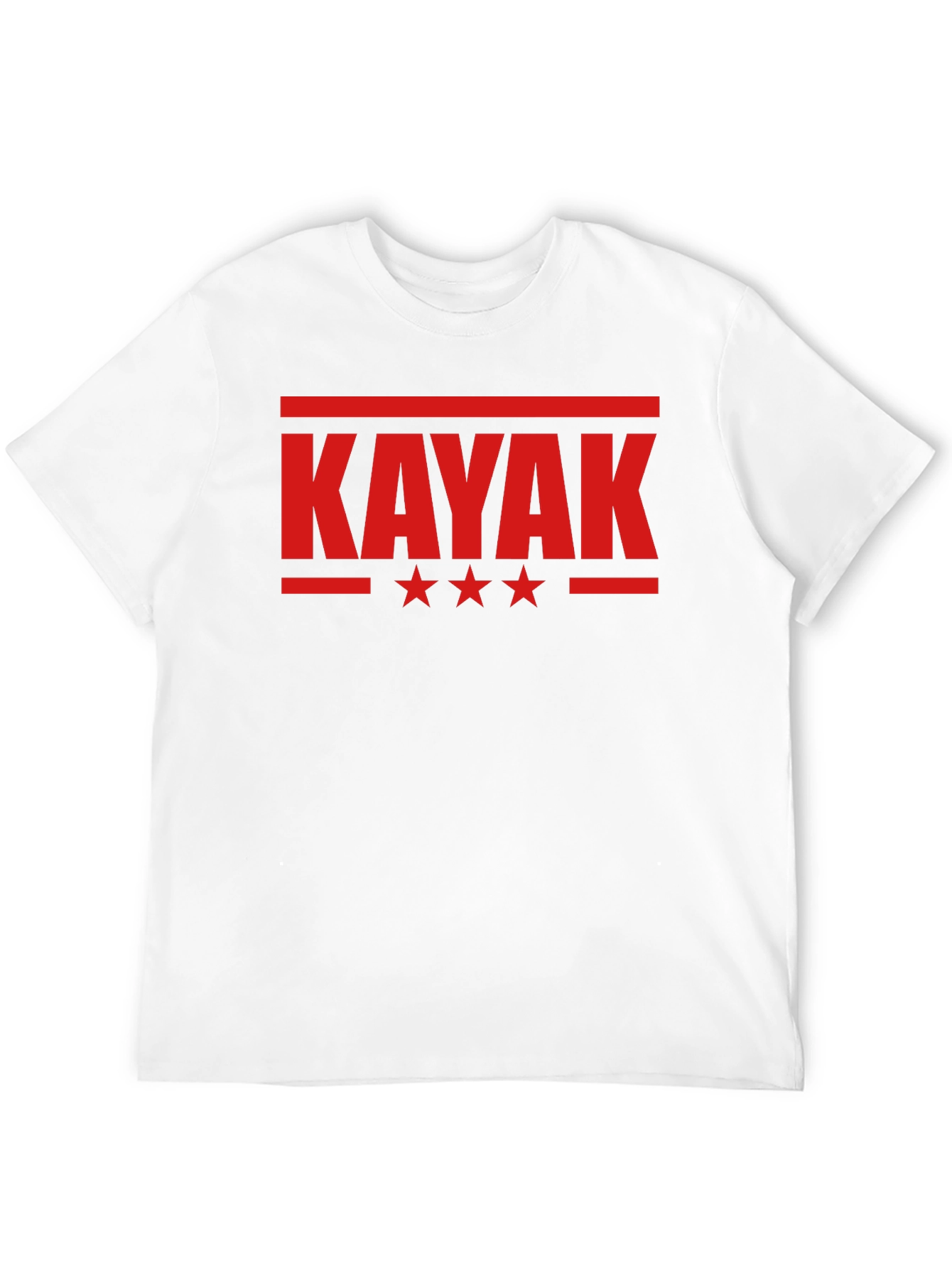 Kayak Graphic Tee - Black Cotton Blend