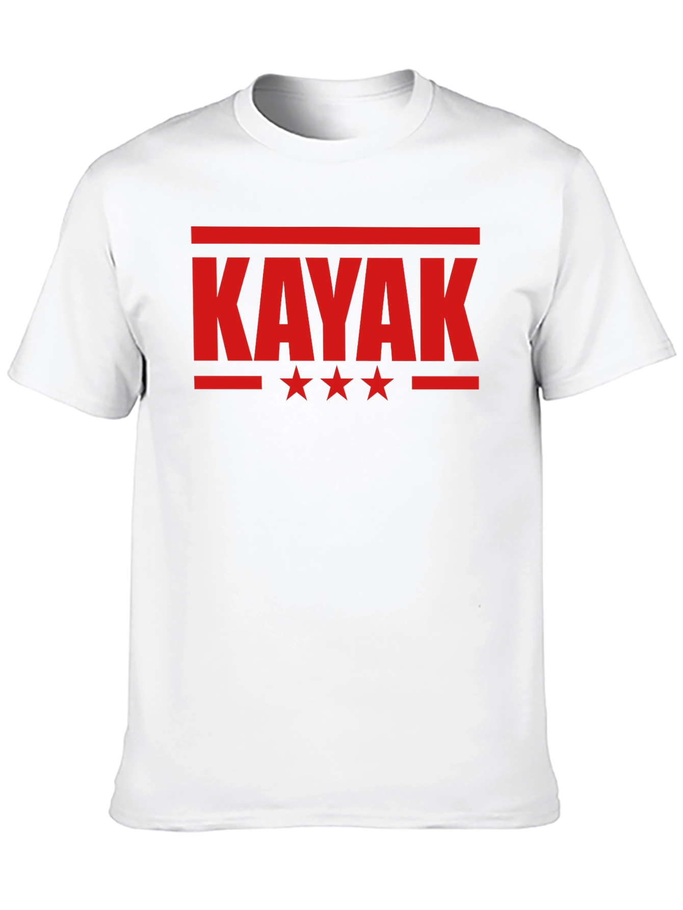 Kayak Graphic Tee - Black Cotton Blend