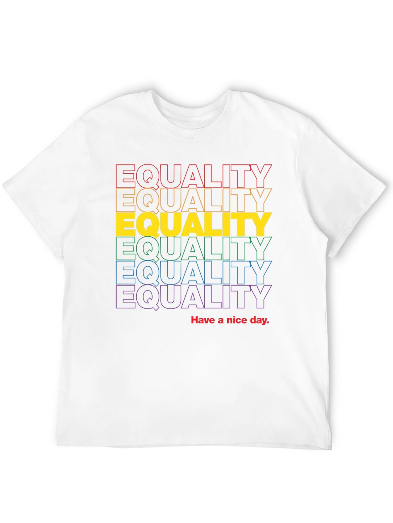 Equality Rainbow Tee - Pride Month Shirt