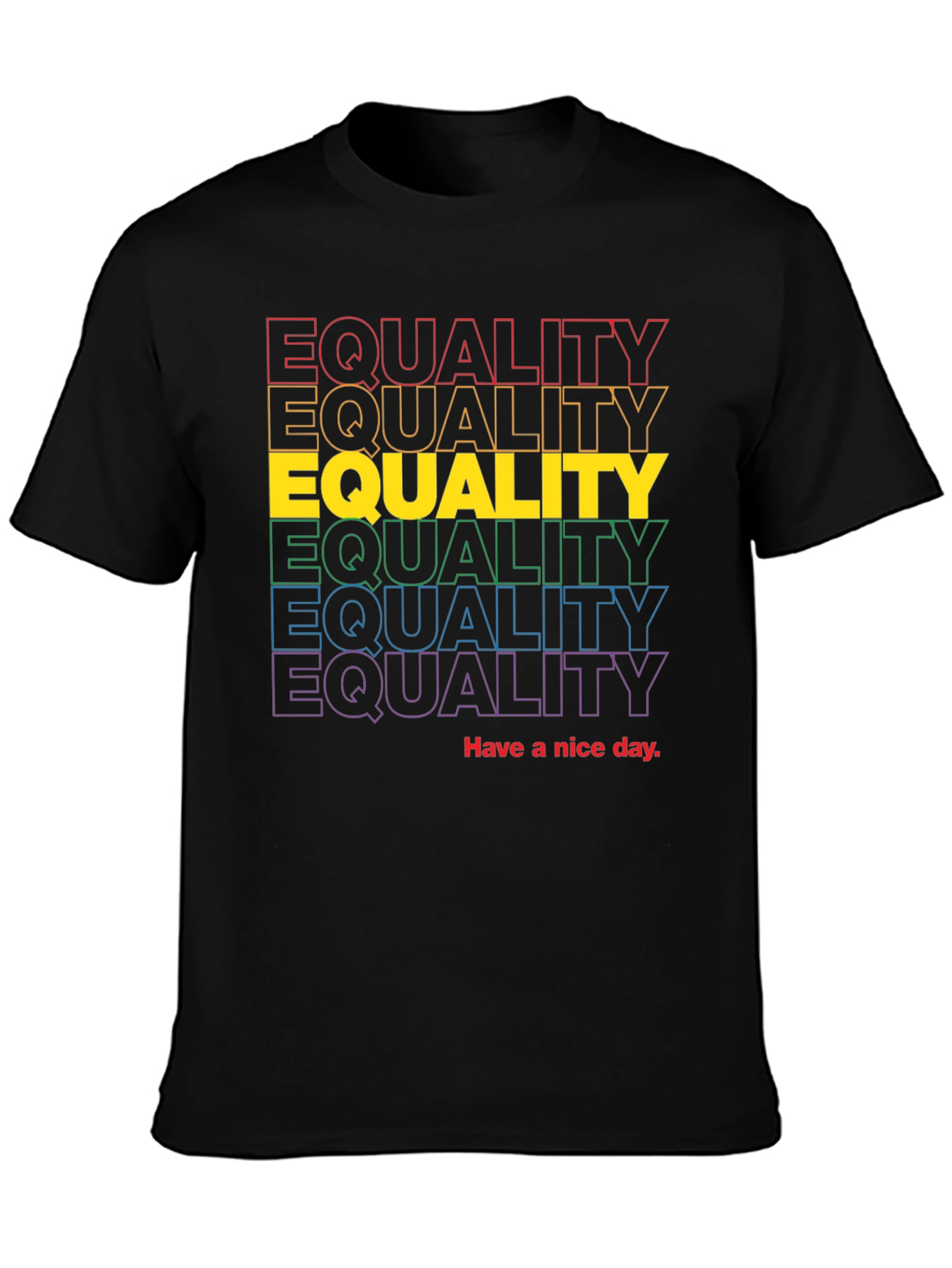 Equality Rainbow Tee - Pride Month Shirt