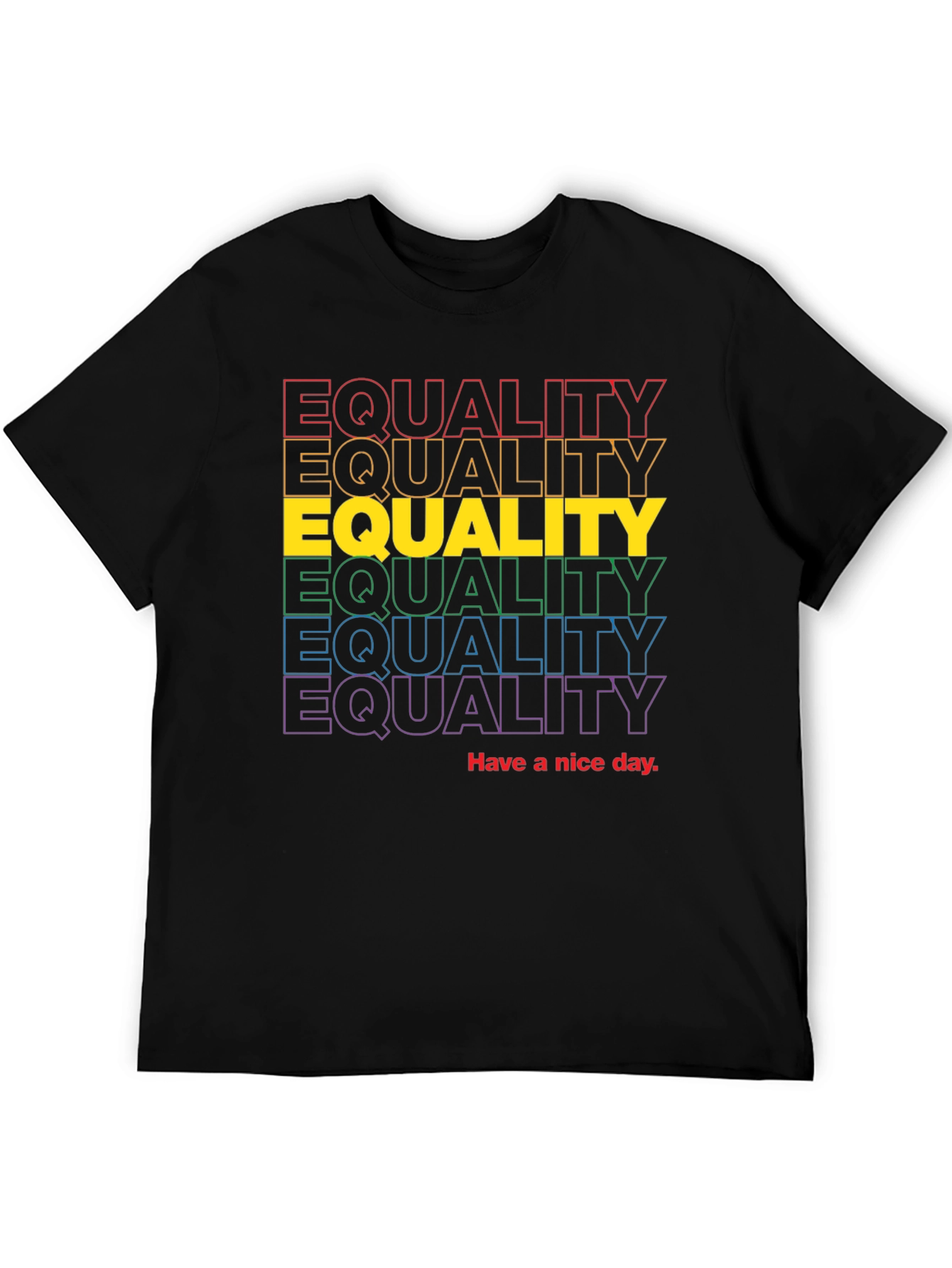 Equality Rainbow Tee - Pride Month Shirt