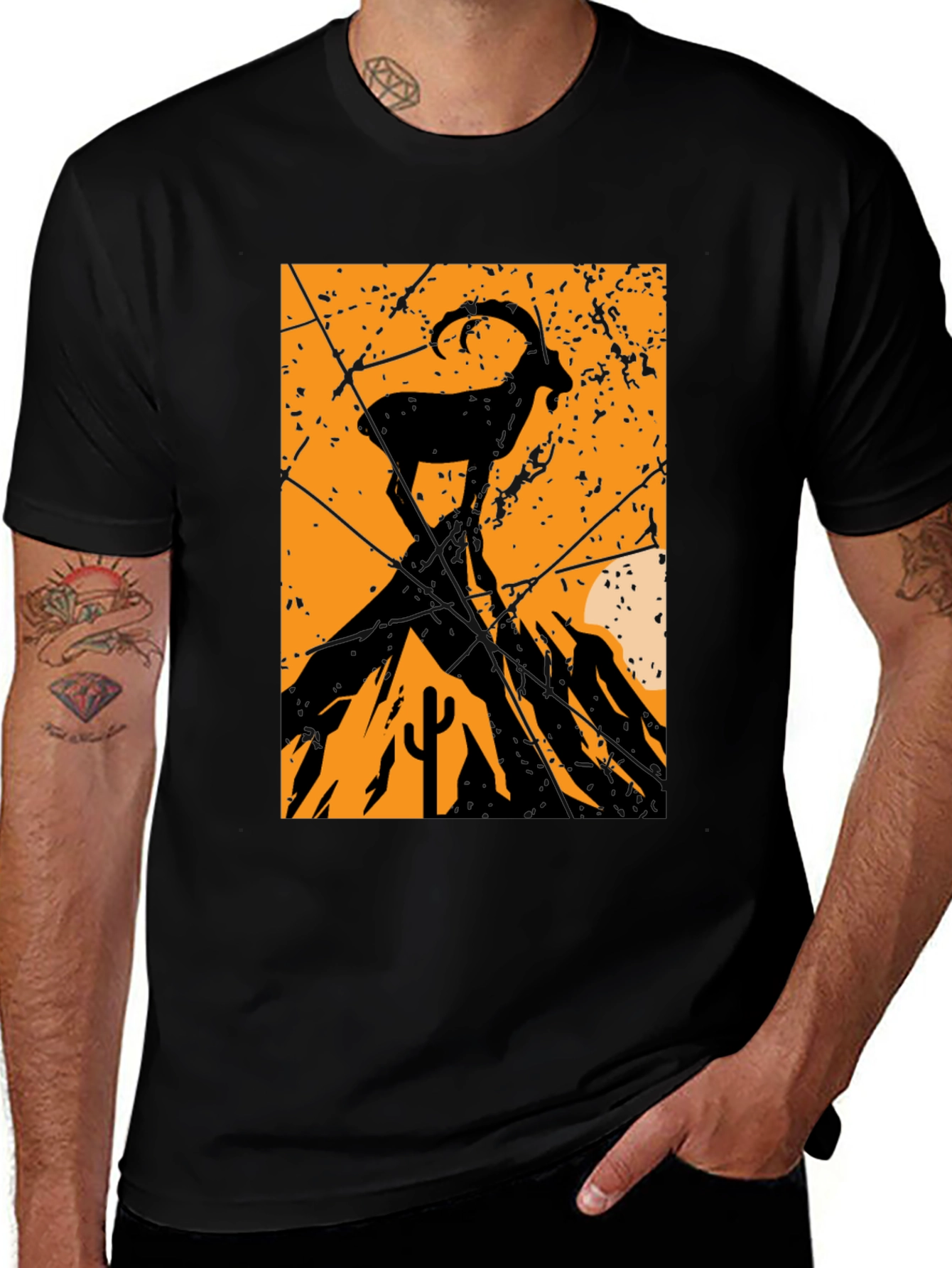 Mountain Goat Graphic Tee - Adventure Ready