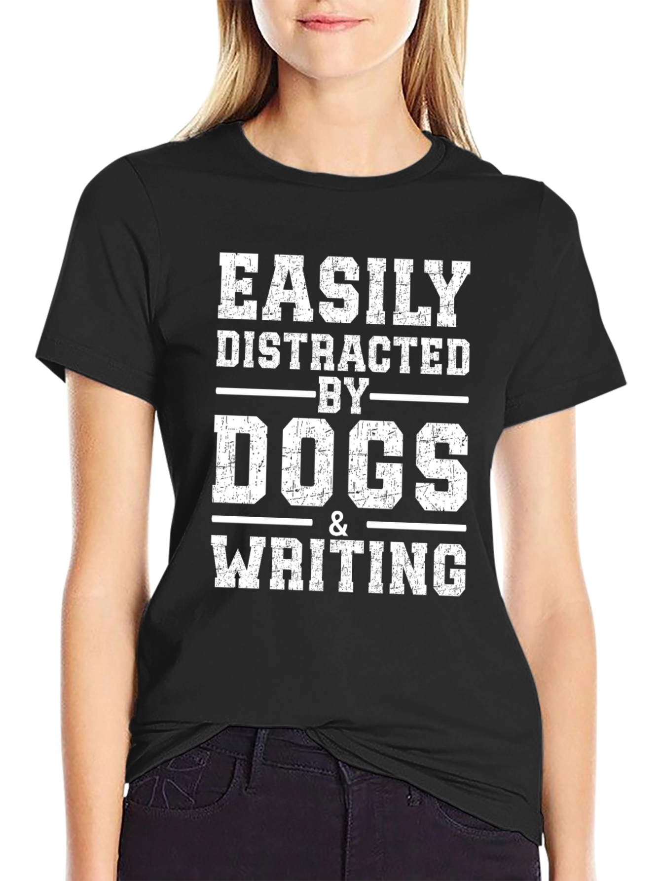 Easily Distracted by Dogs T-Shirt