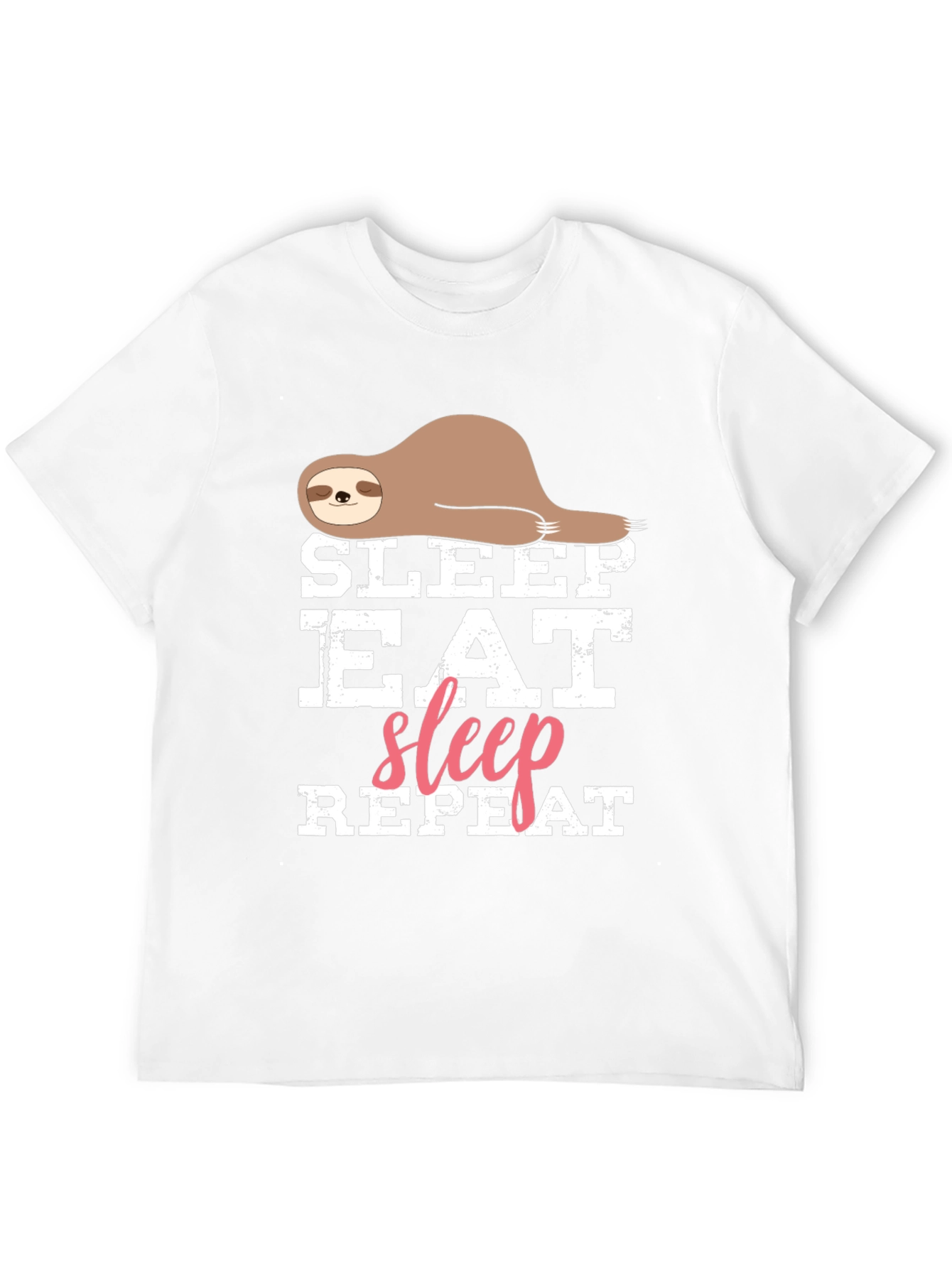 Sleep Eat Sleep Repeat Sloth T-Shirt