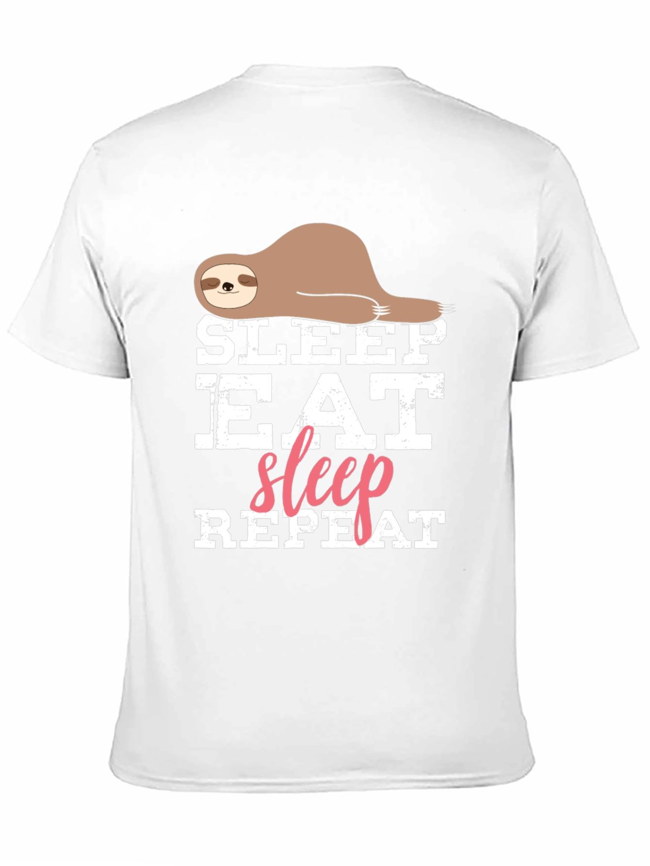 Sleep Eat Sleep Repeat Sloth T-Shirt