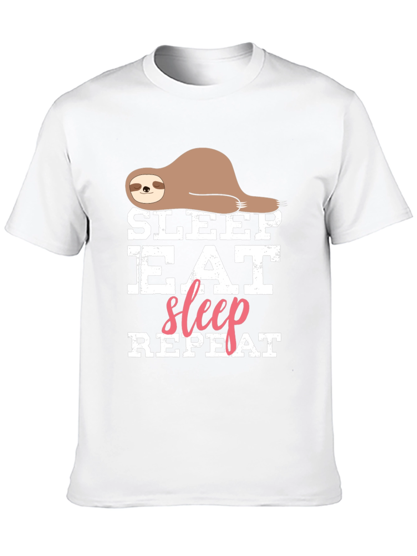 Sleep Eat Sleep Repeat Sloth T-Shirt