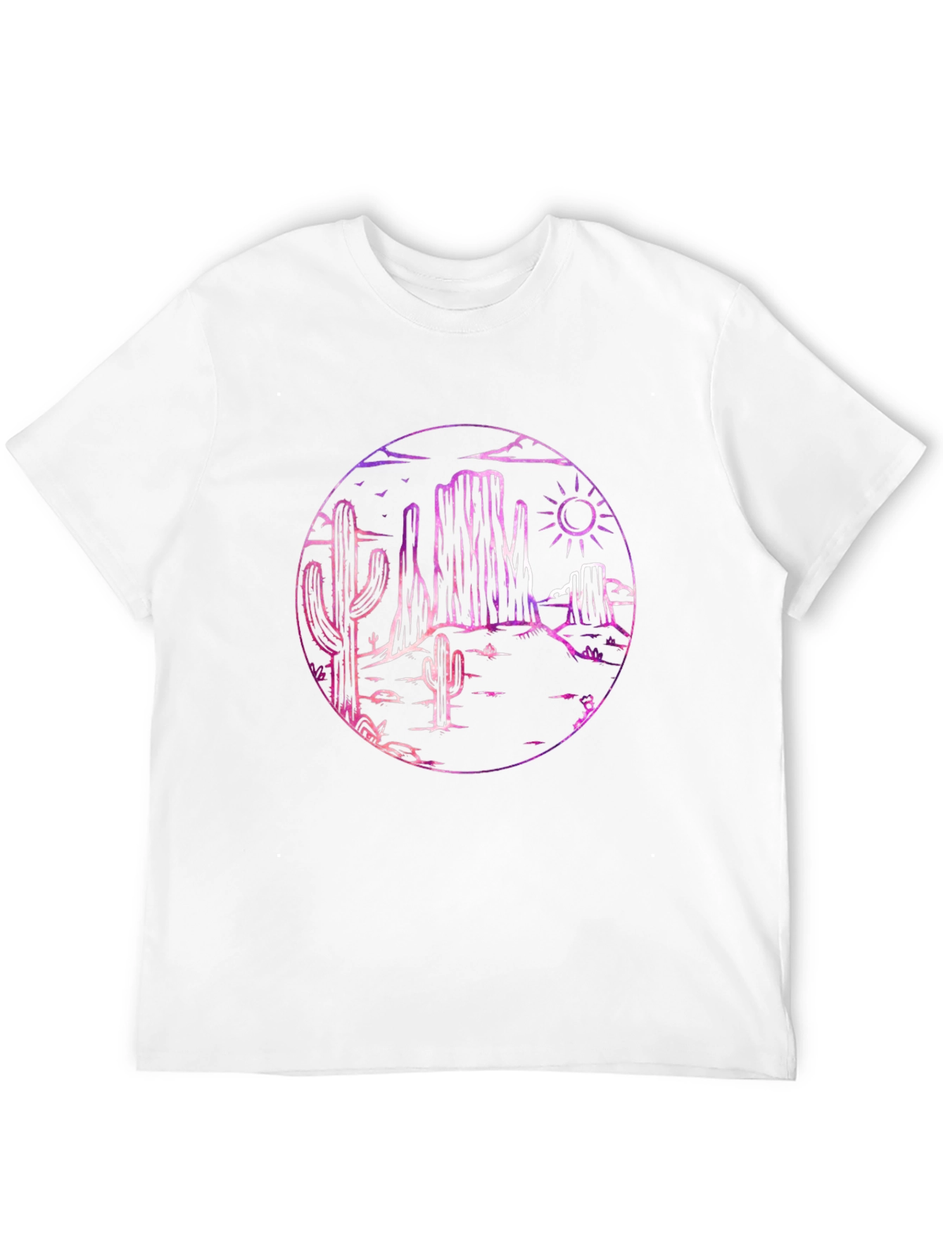 Desert Scene Black T-Shirt