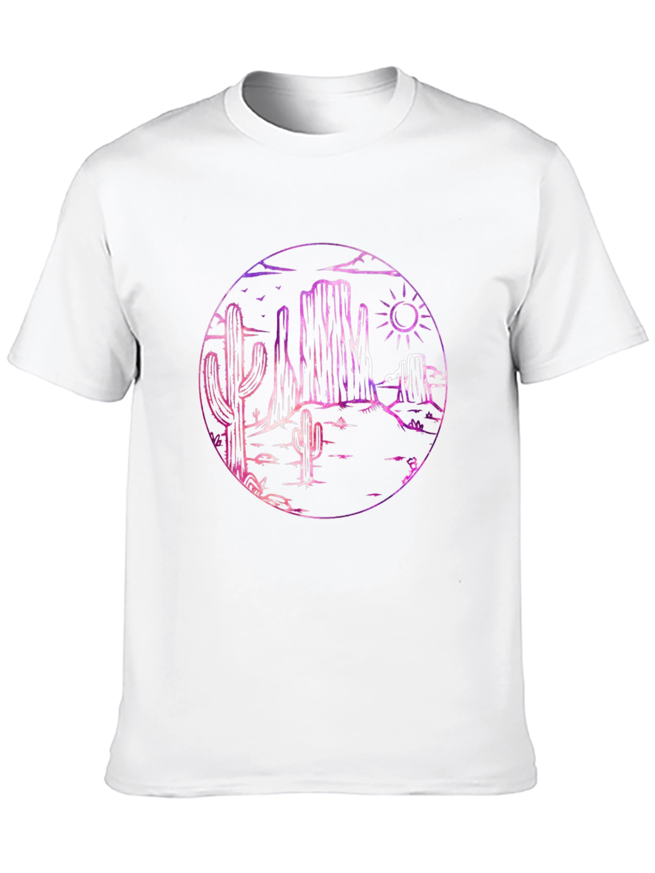 Desert Scene Black T-Shirt