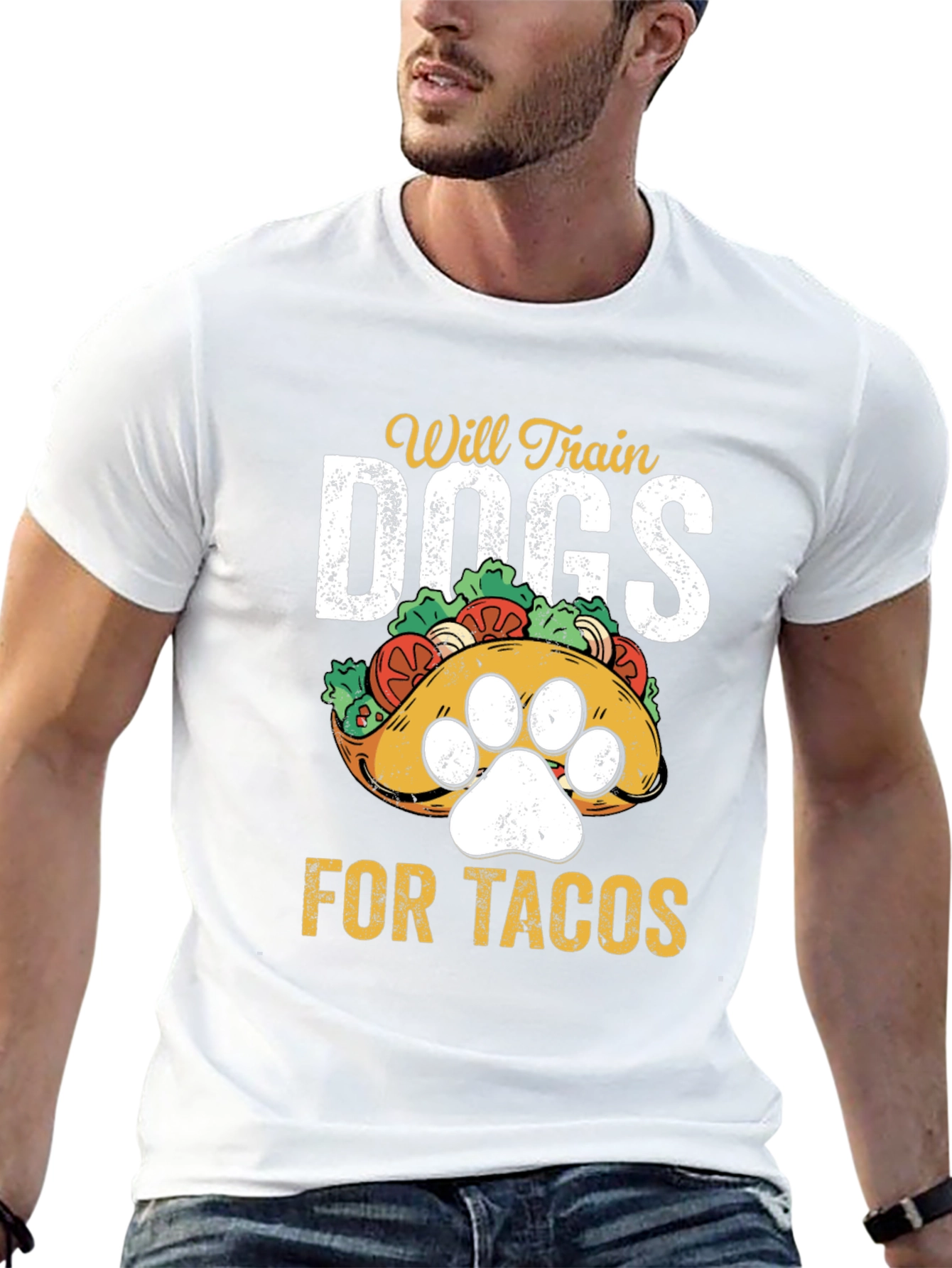Will Train Dogs for Tacos T-Shirt