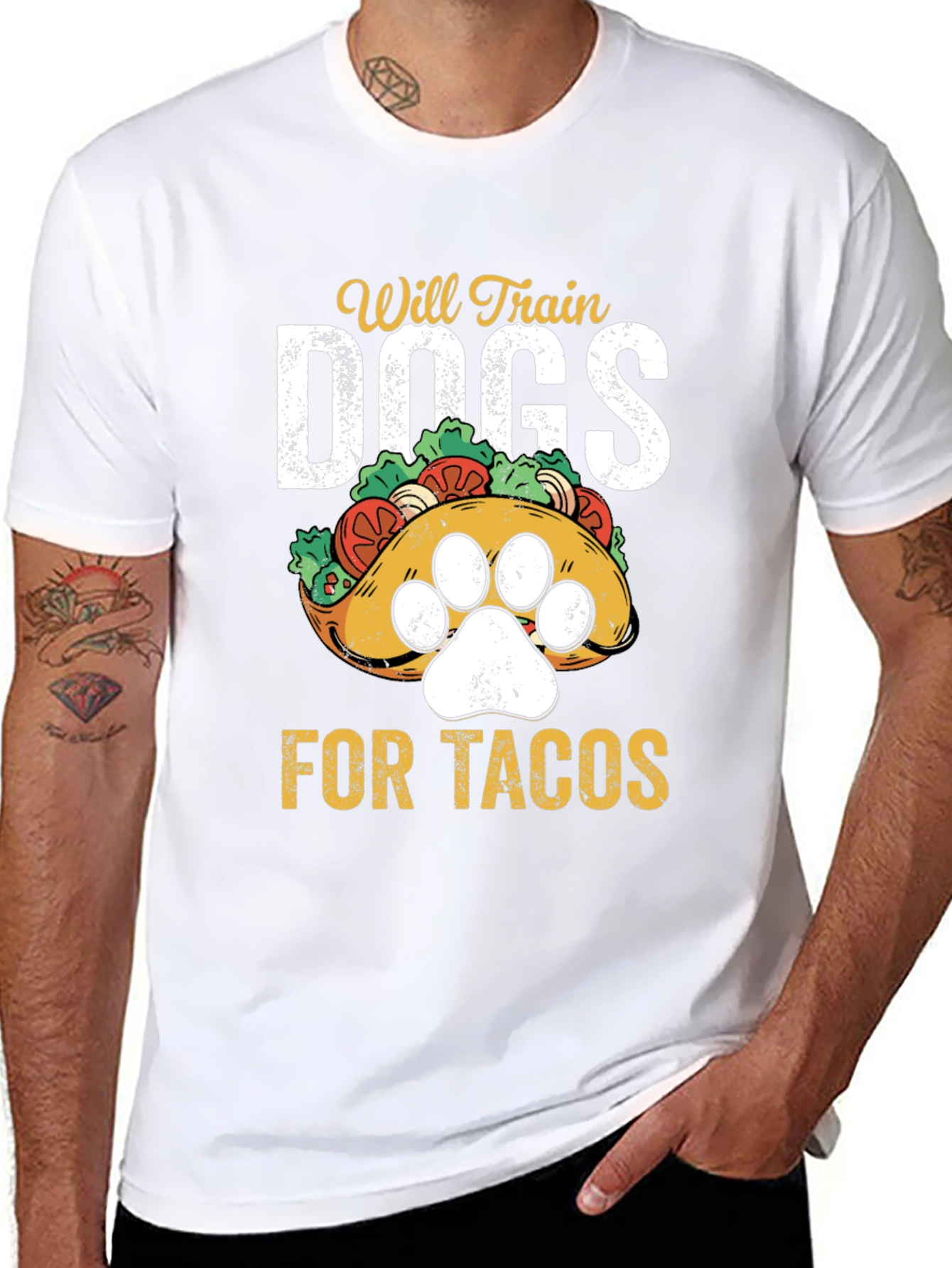 Will Train Dogs for Tacos T-Shirt