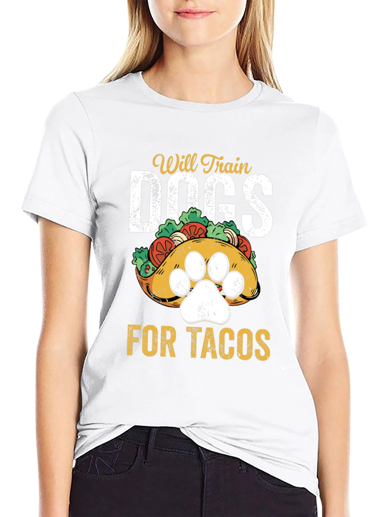 Will Train Dogs for Tacos T-Shirt