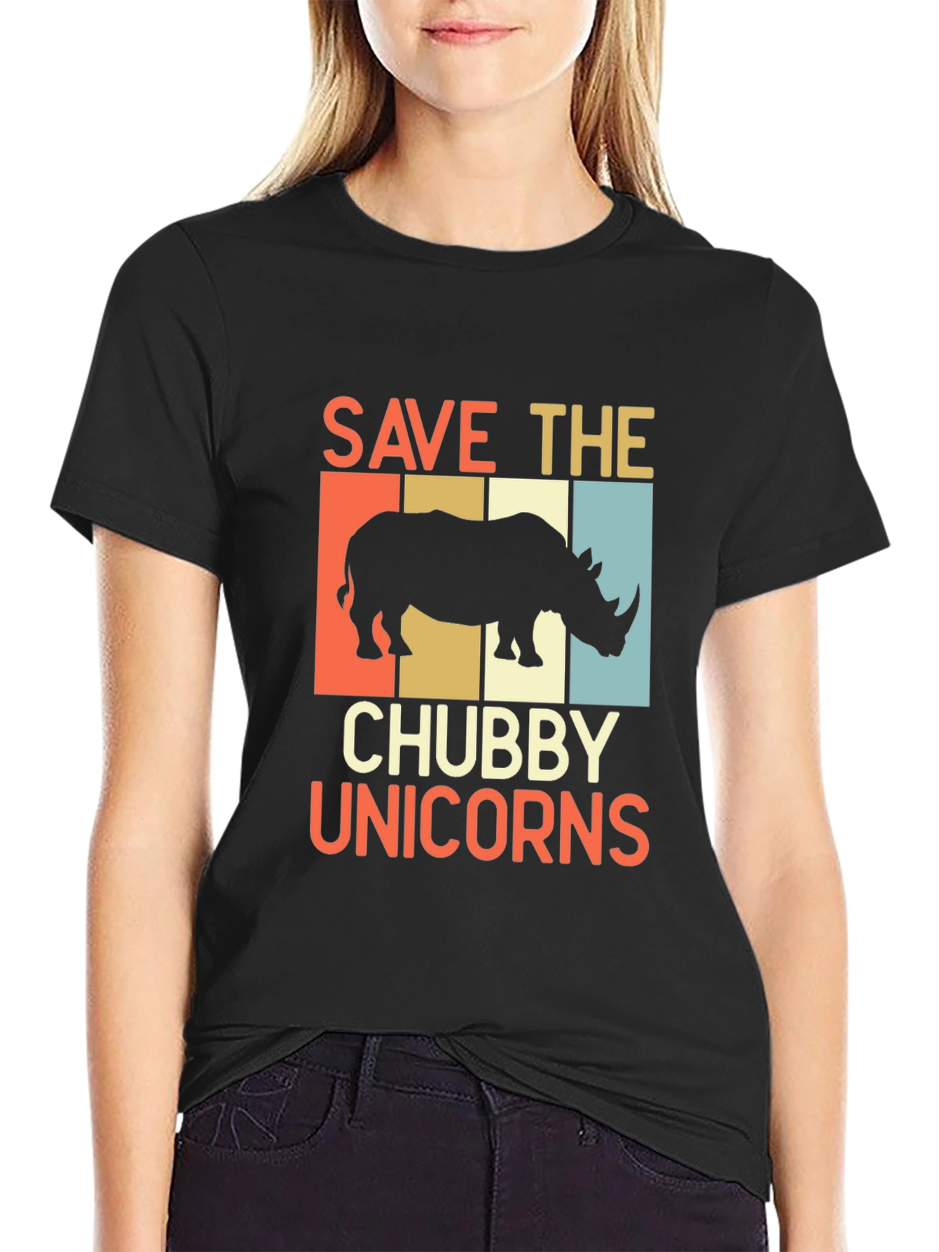 Save the Chubby Unicorns Graphic Tee